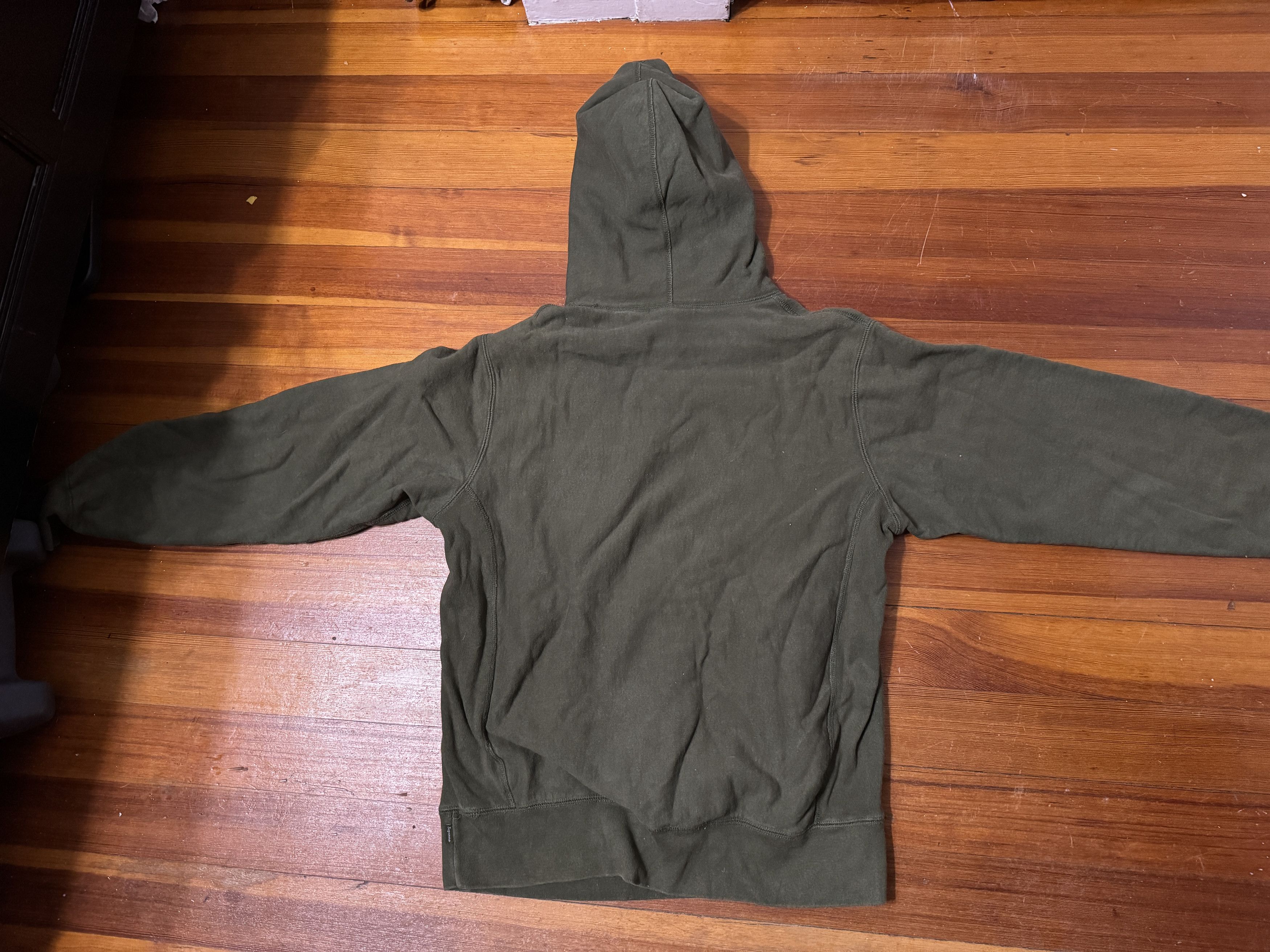 Supreme Supreme Tonal S Logo Hoodie Sweatshirt FW17 Dark Olive Green Size US M / EU 48-50 / 2 - 10 Thumbnail