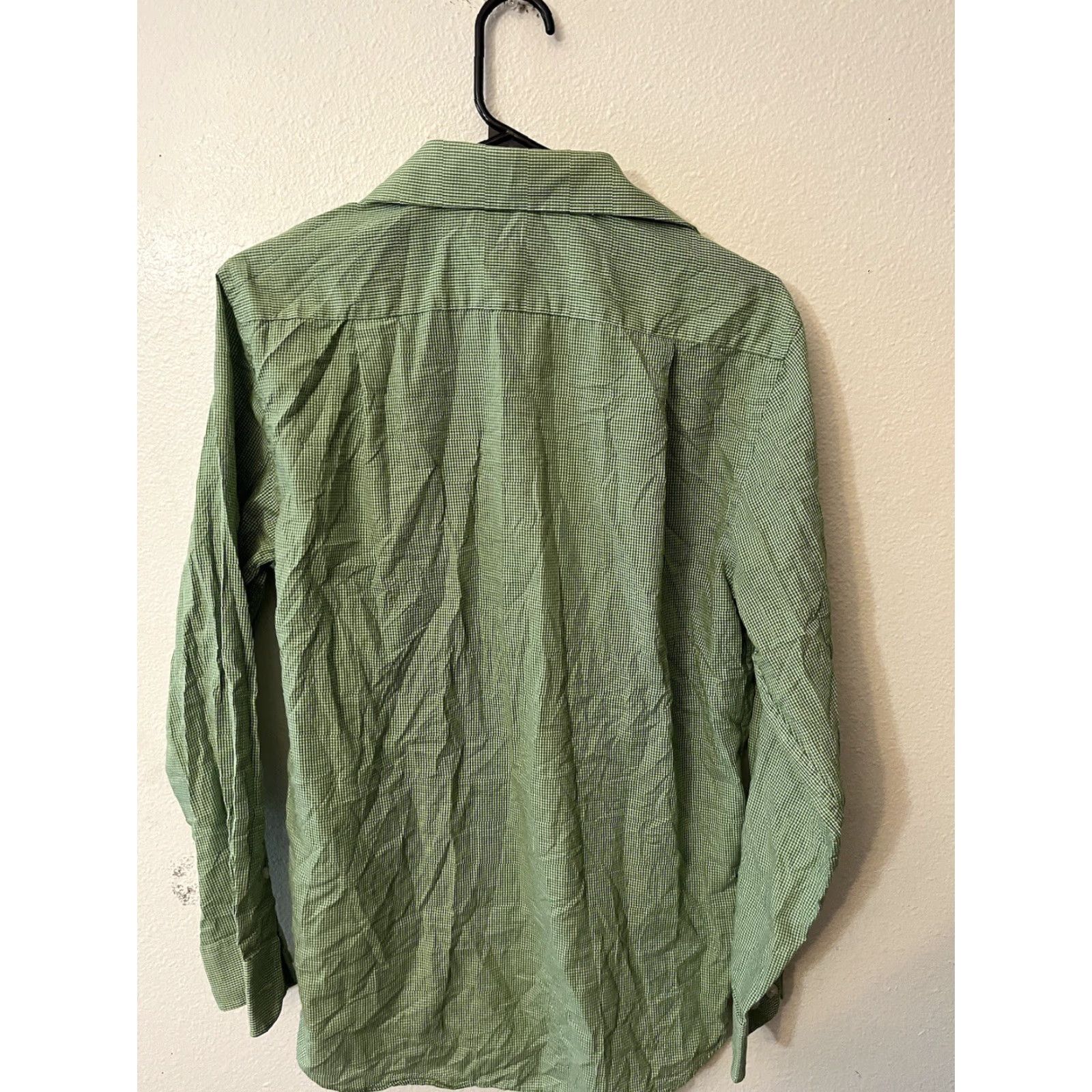 Croft & Barrow CROFT & BARROW Plaid Button-Up Shirt Men’s 15 Green Long Sleeve Collared Casual Regular Fit Size US M / EU 48-50 / 2 - 3 Thumbnail