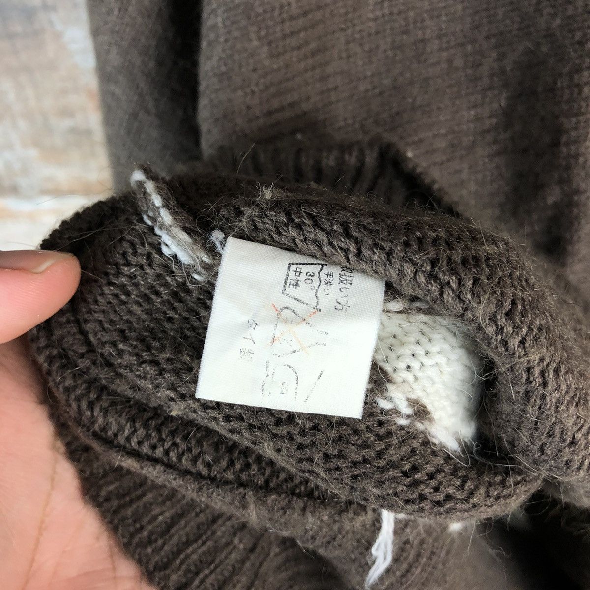 Vintage DL Honors cat vintage japan Brown Knitwear #C562 Size L / US 10 / IT 46 - 12 Thumbnail