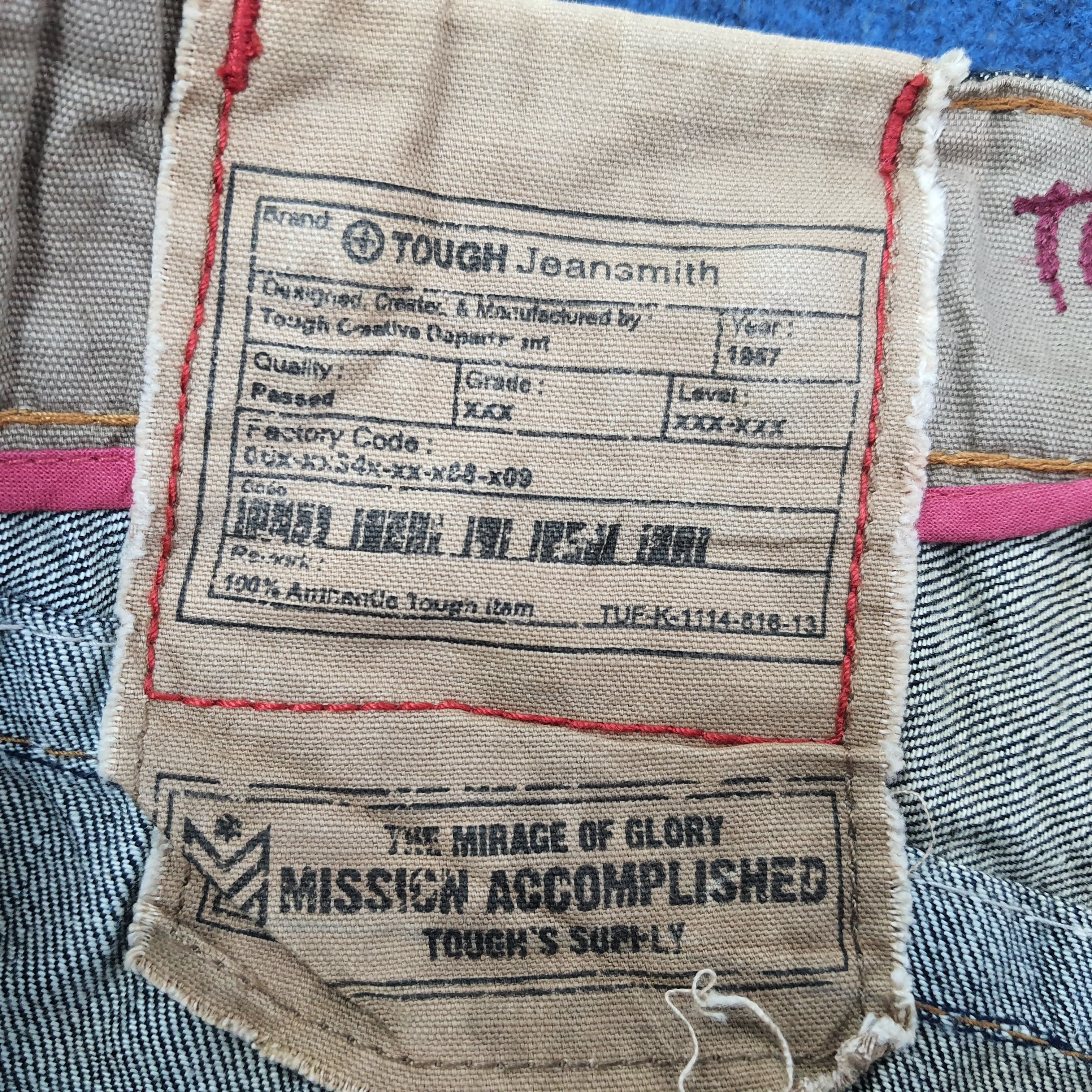 Vintage Vintage Tough Jeansmith Street Aesthetic Jeans C258N18 Size US 32 / EU 48 - 8 Thumbnail
