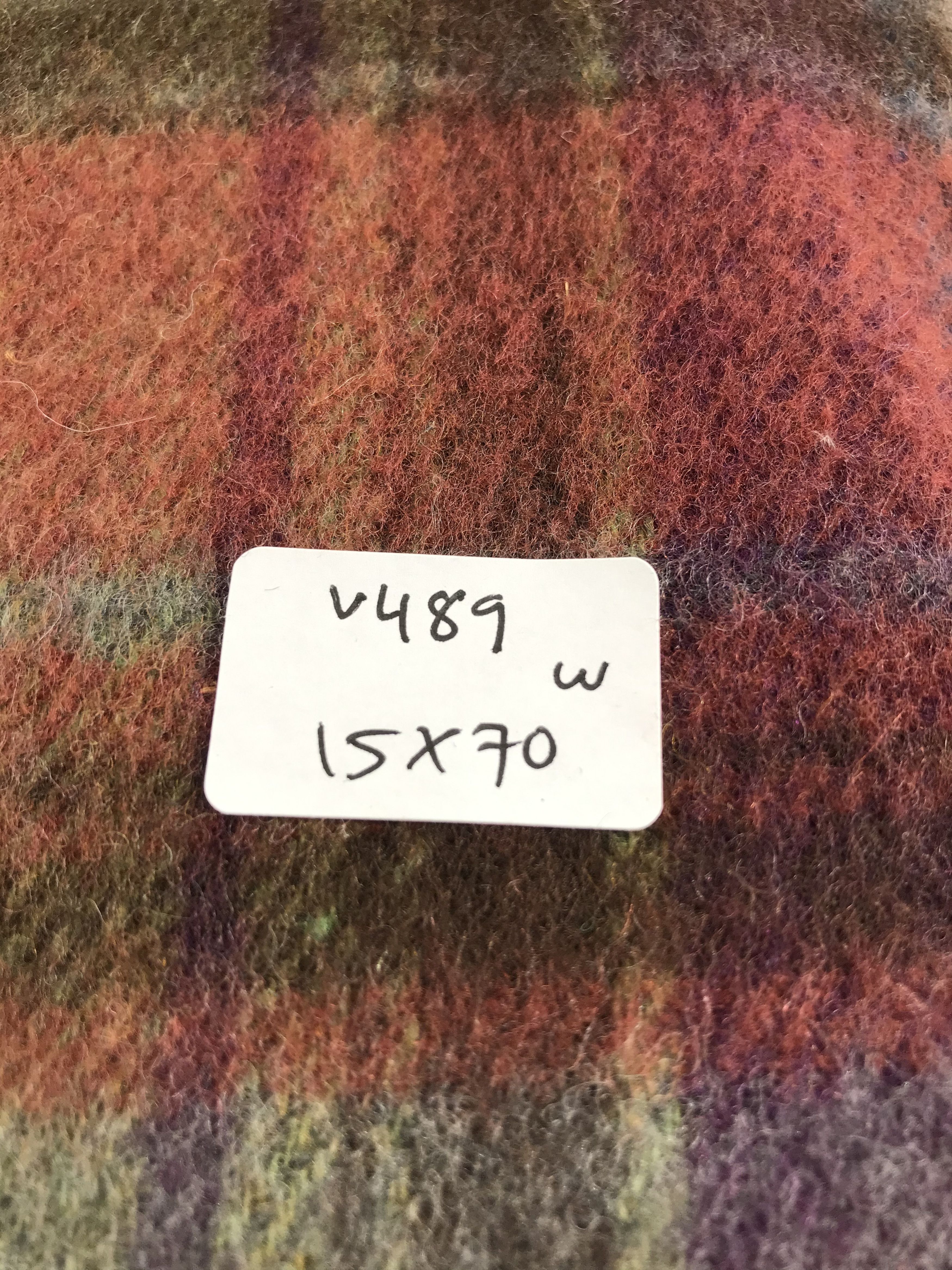 Ralph Lauren Ralph Lauren Tartan Wool Scarf Muffler V489 Size ONE SIZE - 6 Thumbnail