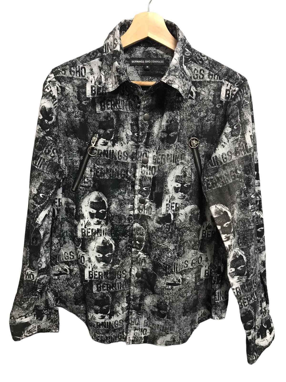 Vintage 🔥GRAILED🔥OG Bernings-Sho🇯🇵 Edition "Kamakura" Rayon B/D Shirt Size US M / EU 48-50 / 2 - 1 Thumbnail