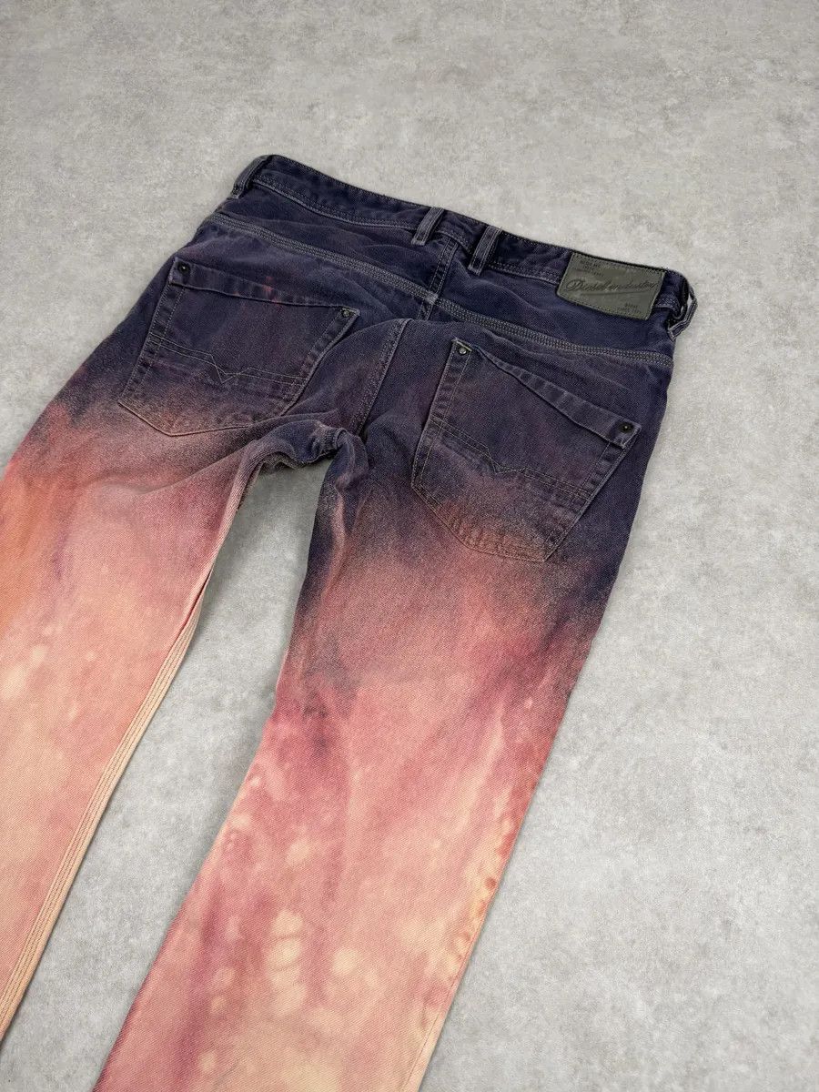 Diesel Diesel Slim Bleached Sunset Purple Denim Jeans Size US 32 / EU 48 - 6 Thumbnail