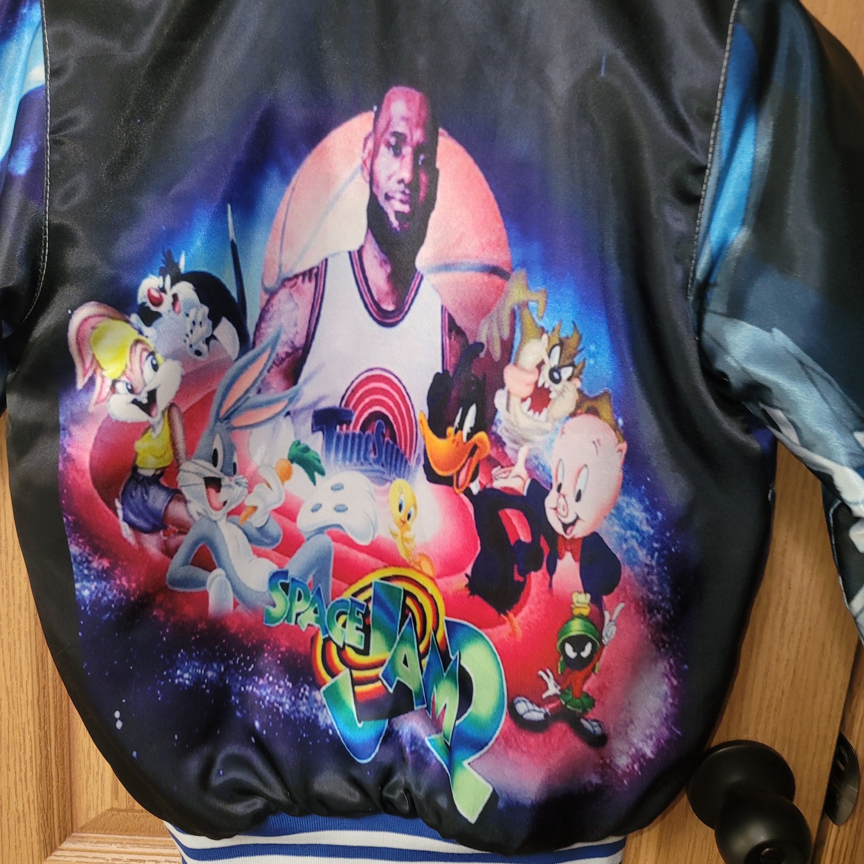 Nike Lebron James Space Jam Bomber Jacket DIMIROUGE Kids Space Jam