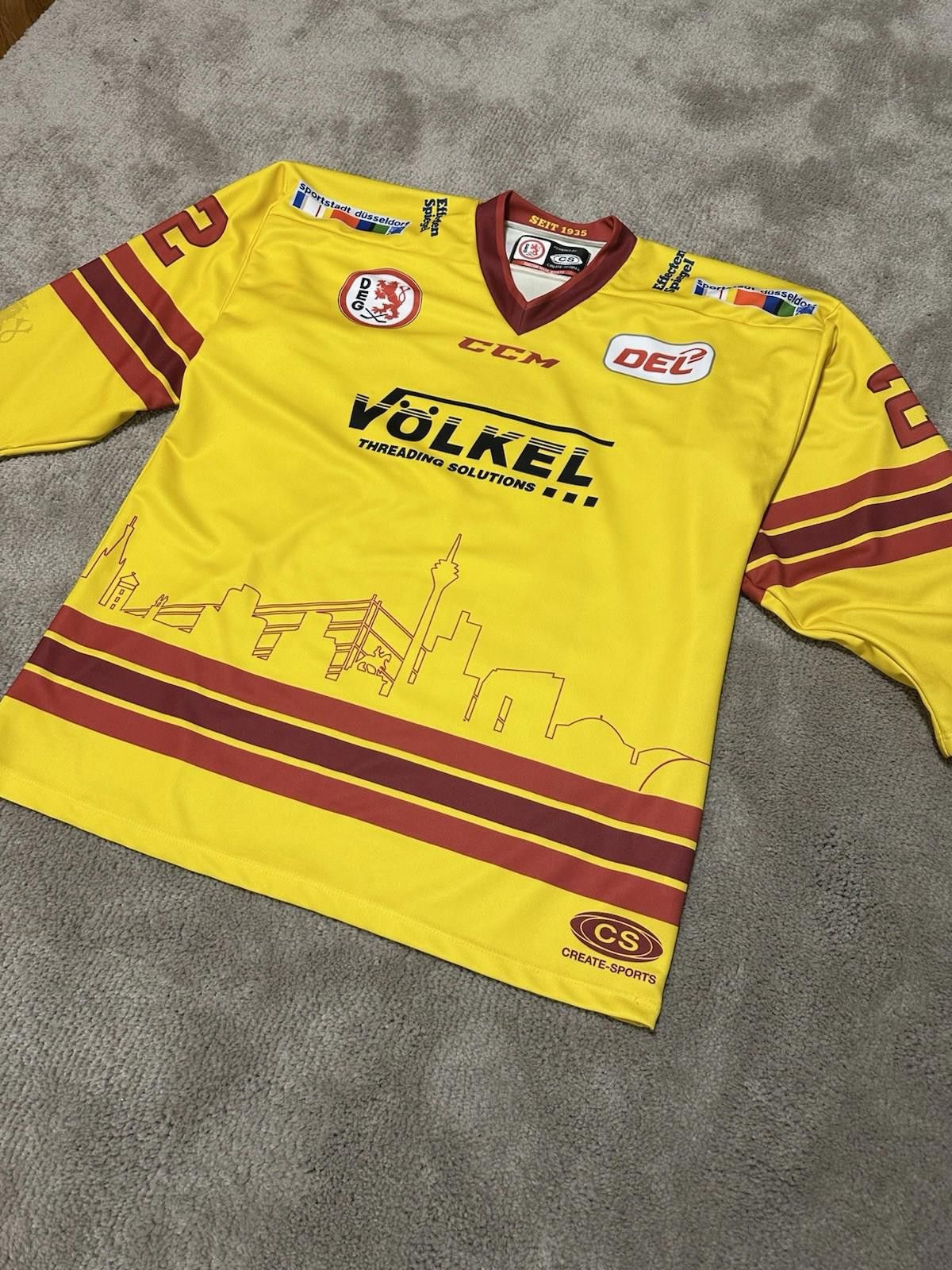 Ccm Düsseldorfer EG CCM Hockey Jersey Germany NEHRING #22 Sz XL Size US XL / EU 56 / 4 - 7 Thumbnail