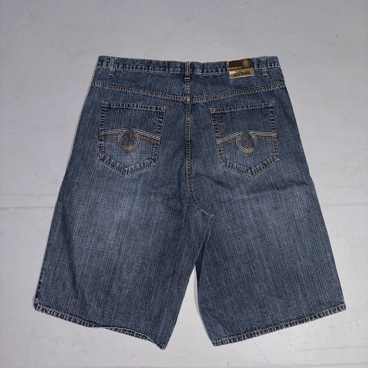 Ecko Unltd. × Southpole Y2K Baggy Shorts Jorts Denim Faded Southpole Ecko 40 Size US 40 / EU 56 - 1 Thumbnail