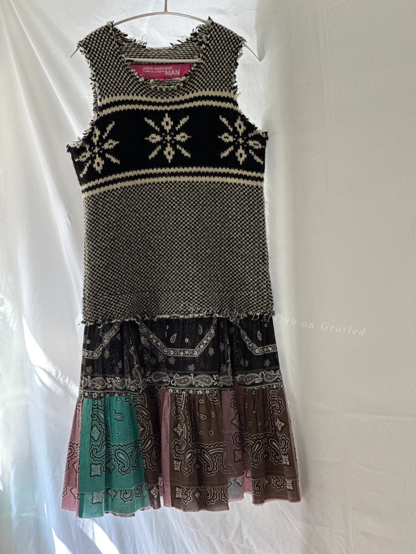 Junya Watanabe Junya Watanabe CDG Wool-Cotton Dress Size S / US 4 / IT 40 - 1 Thumbnail