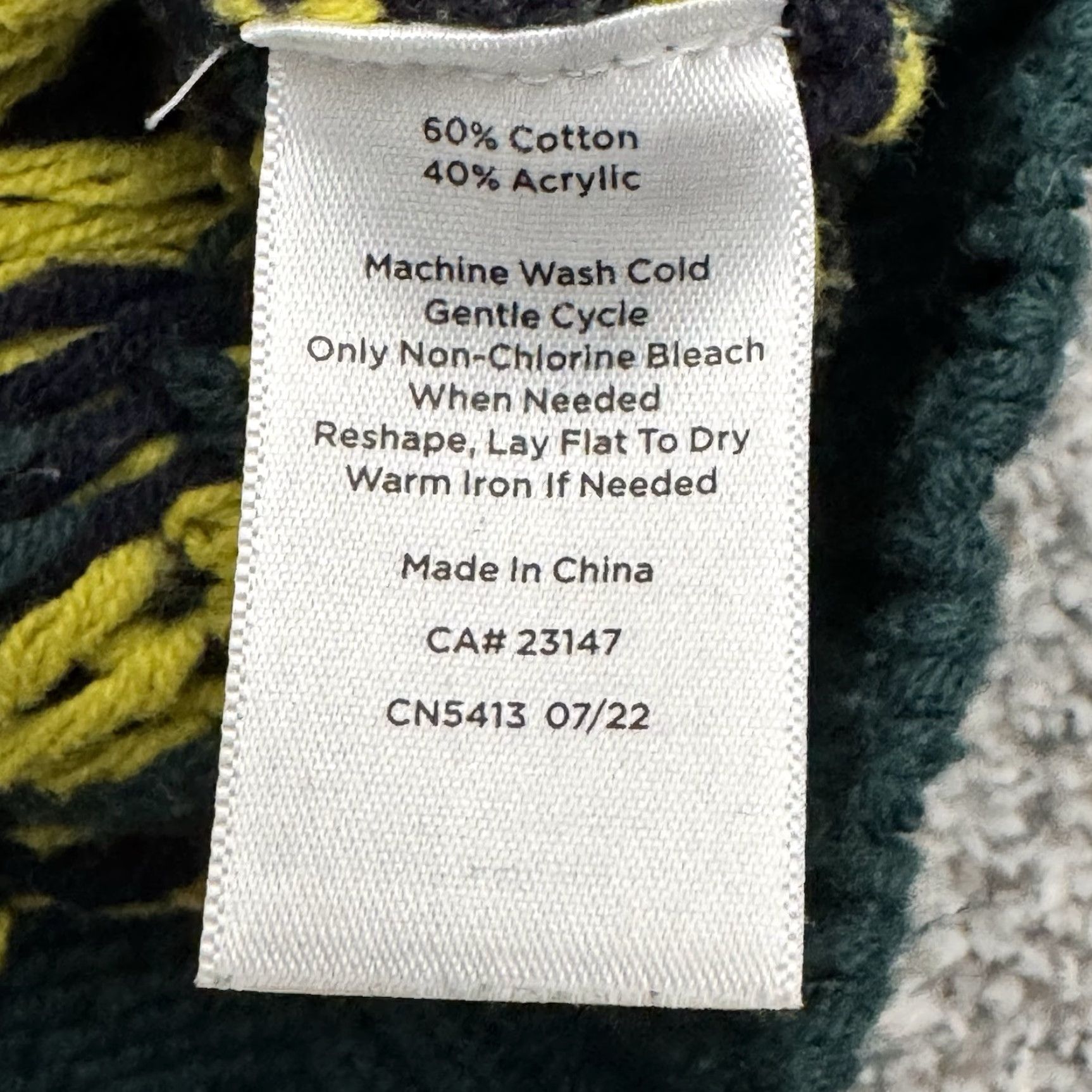 Talbots Talbots Sweater Womens Petite PM Fair Isle Preppy Academia Grandpacore Warm Pullover Long Sleeve Round Neck Green Size M / US 6-8 / IT 42-44 - 6 Thumbnail