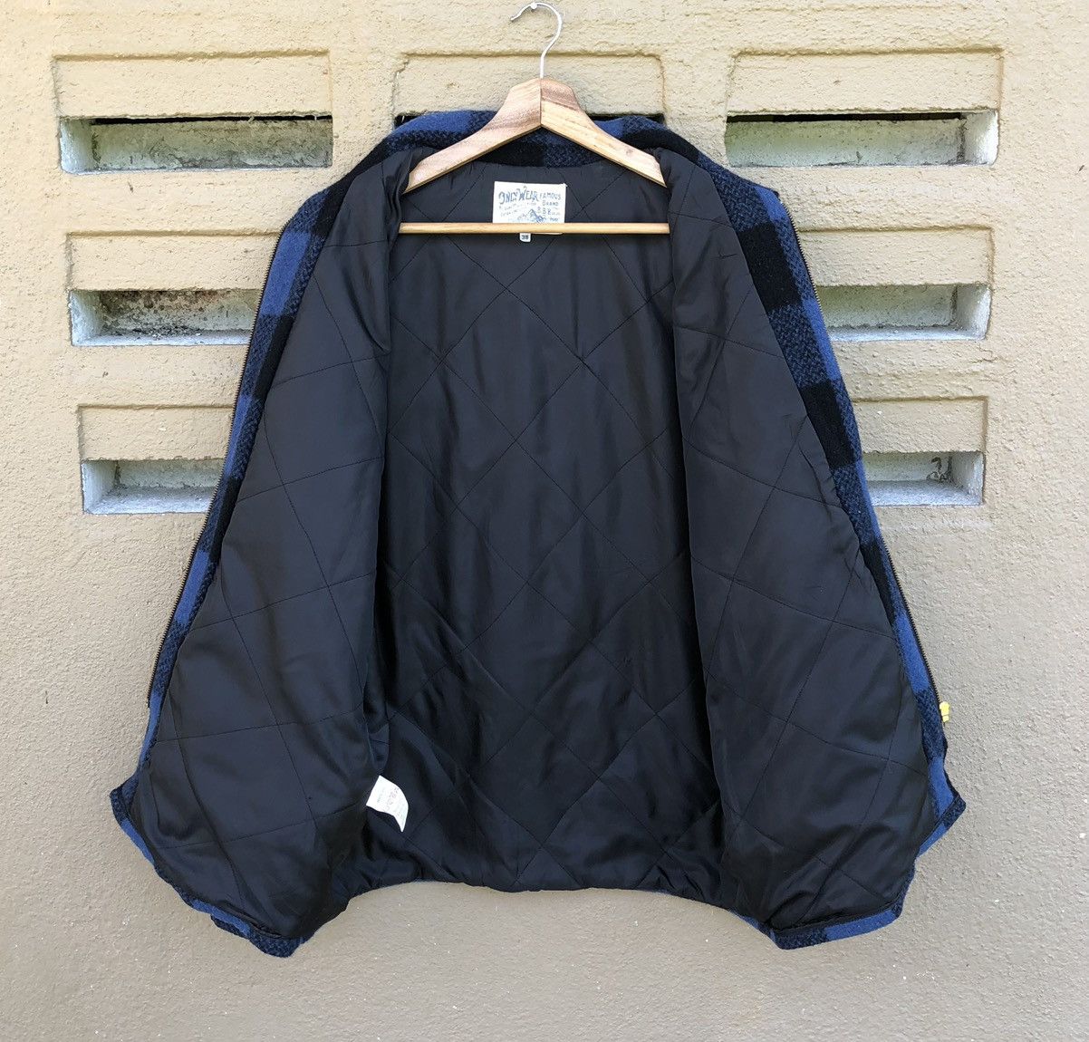 Flannel Vintage Only Wear Famous Brand B.B.H Plain Wool Jacket Size US L / EU 52-54 / 3 - 12 Thumbnail