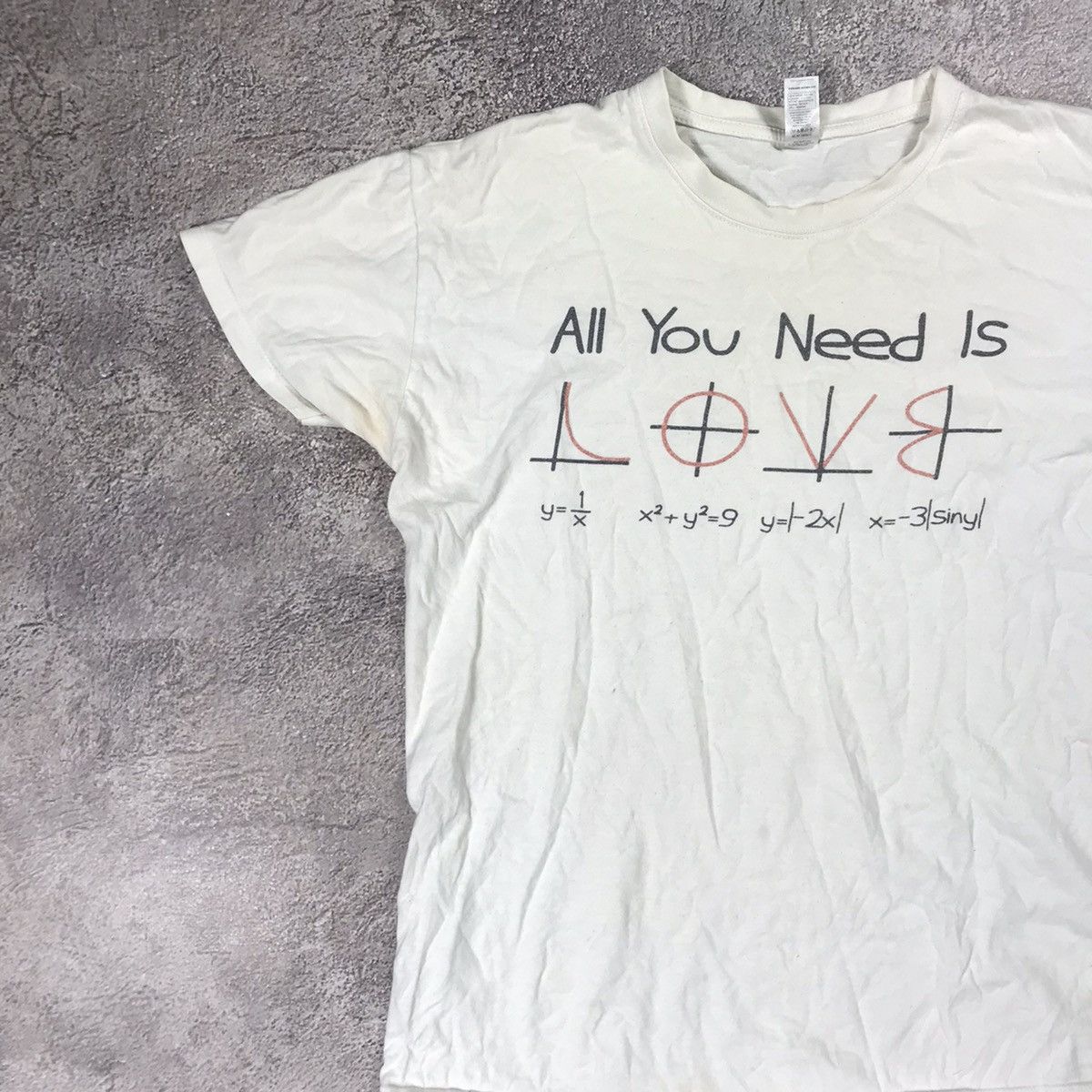 Vintage Vintage Y2K Graphic Tee Love Humor Indie Grunge Small Baggy Size US S / EU 44-46 / 1 - 3 Thumbnail