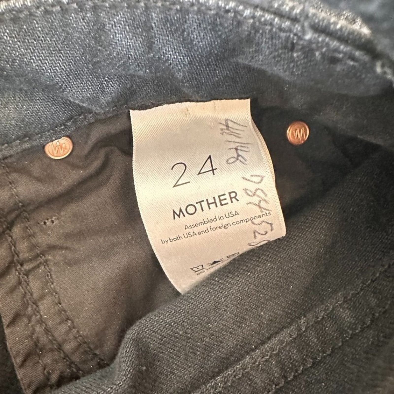 MOTHER NWT MOTHER Superior The Dazzler Shift Jeans Size 24" / US 00 / IT 34 - 6 Thumbnail