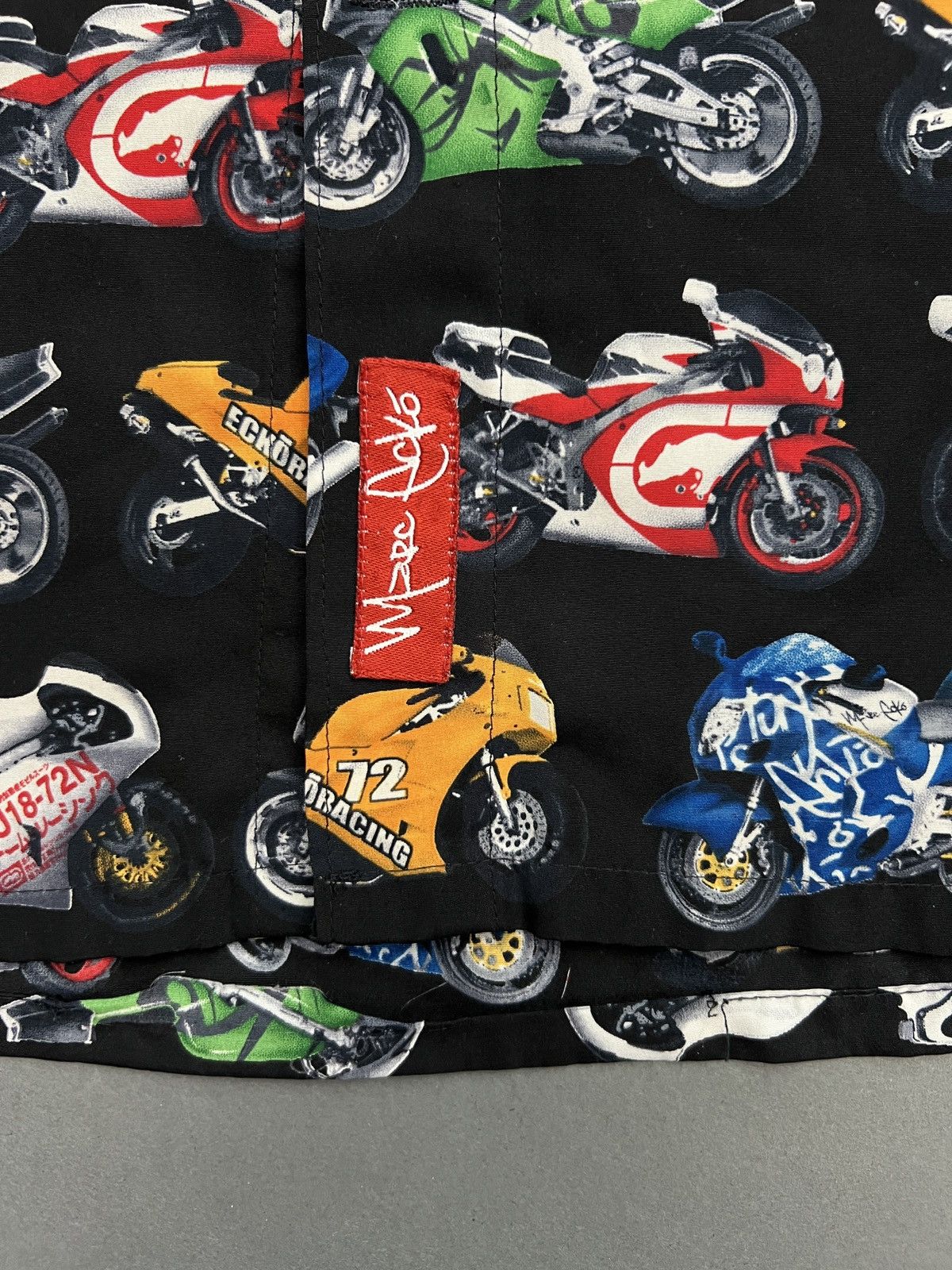 Ecko Unltd. MARC ECKO Moto Racing Button Up Short Sleeve Club Shirt Size US M / EU 48-50 / 2 - 9 Thumbnail