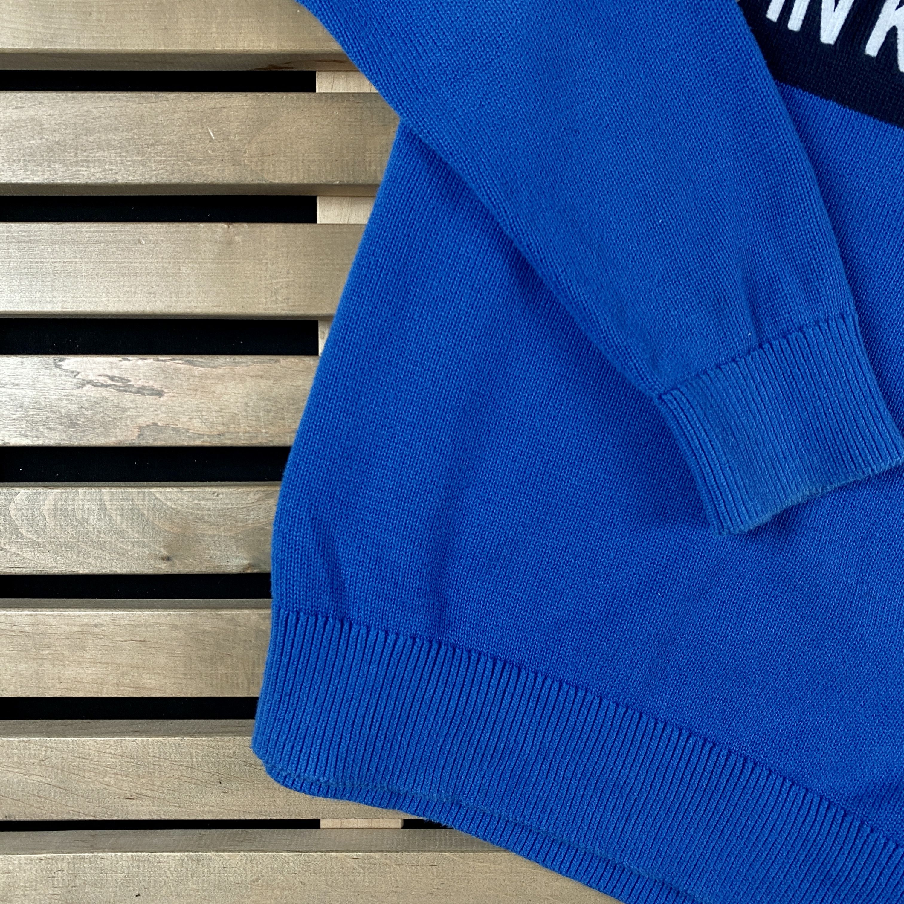 Calvin Klein Mens Vintage Sweater Calvin Klein Size M Blue Size US M / EU 48-50 / 2 - 3 Thumbnail