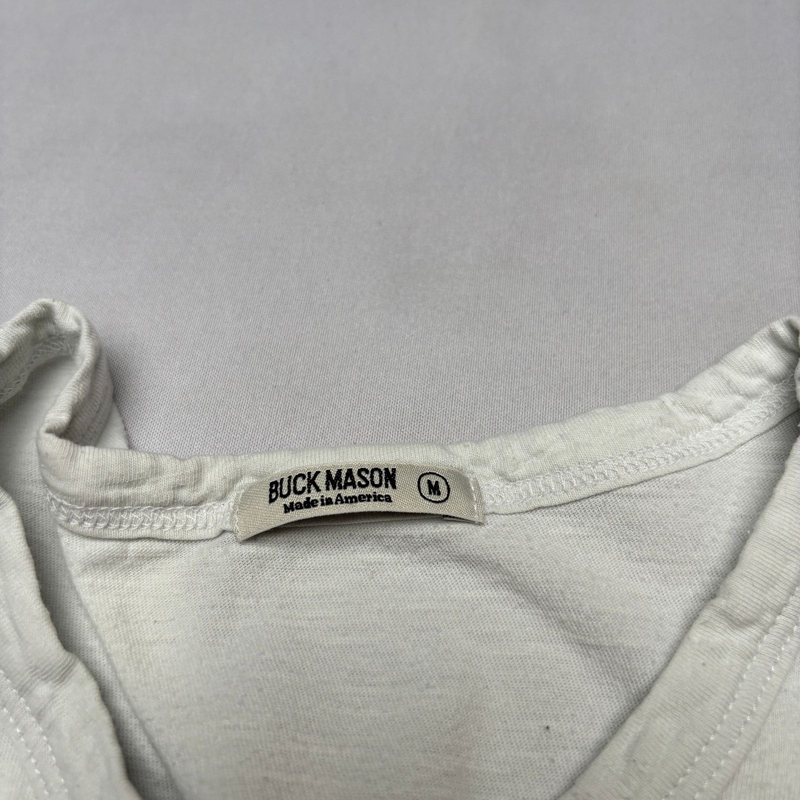 Buck Mason Buck Mason Slub Curved Hem T Shirt Men's M Quiet Luxury Size US M / EU 48-50 / 2 - 6 Thumbnail