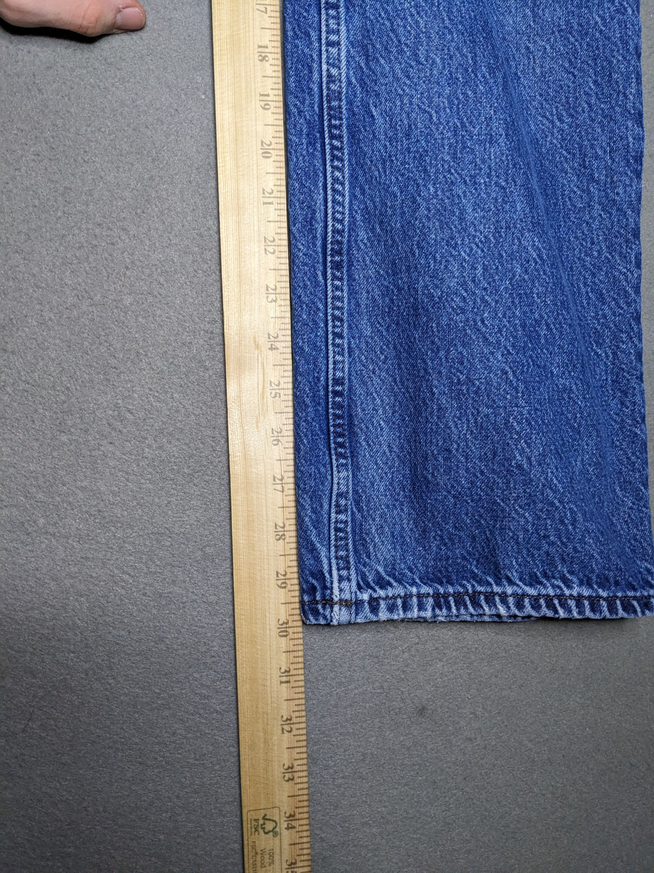 JW Anderson × Uniqlo JW Anderson x Uniqlo Straight Jeans 30x30 Washed Denim Pants Size US 30 / EU 46 - 18 Thumbnail