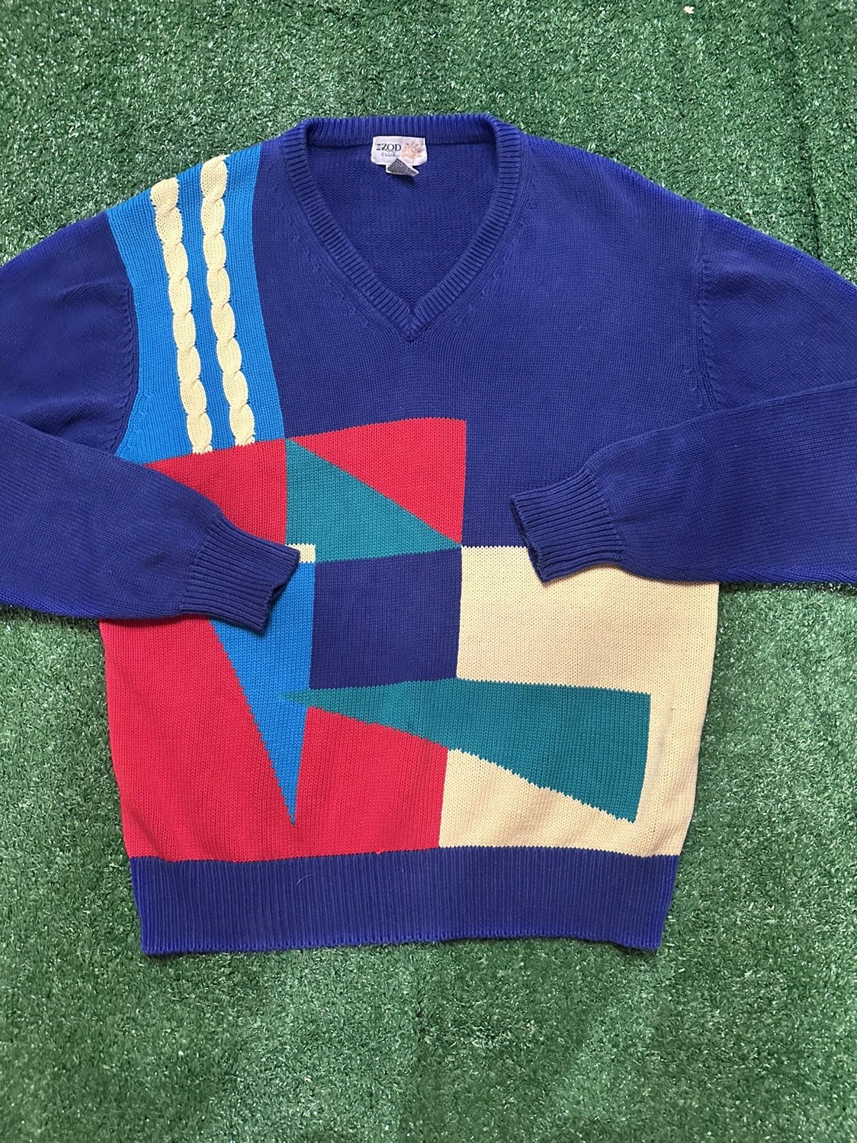 Izod Vintage 80s Izod Club 100% Cotton Sweater Size M Size US M / EU 48-50 / 2 - 2 Thumbnail