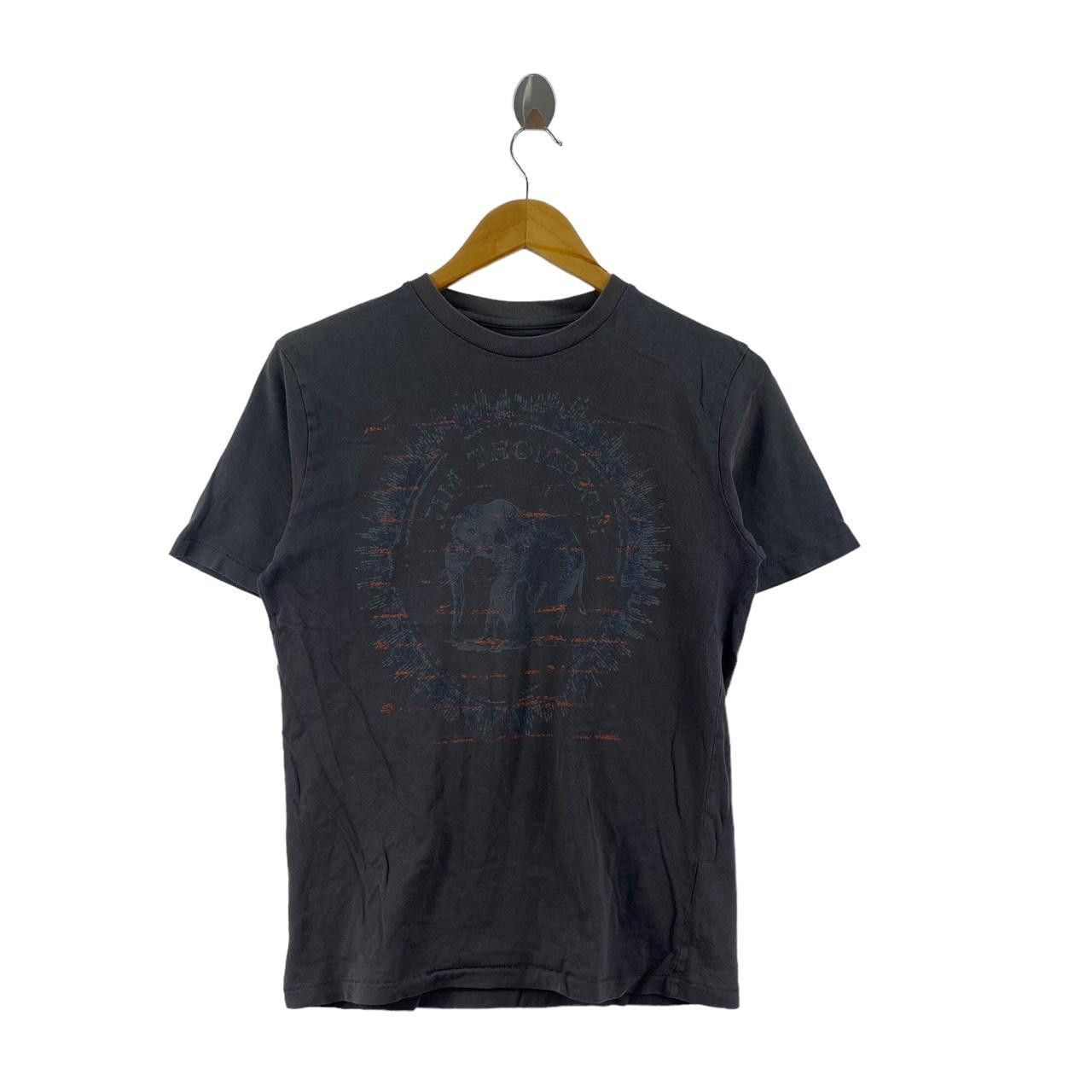 Jim Thompson JIM THOMPSON ELEPHANT Painting Tee Shirt Slim Fit Top Size S / US 4 / IT 40 - 1 Thumbnail