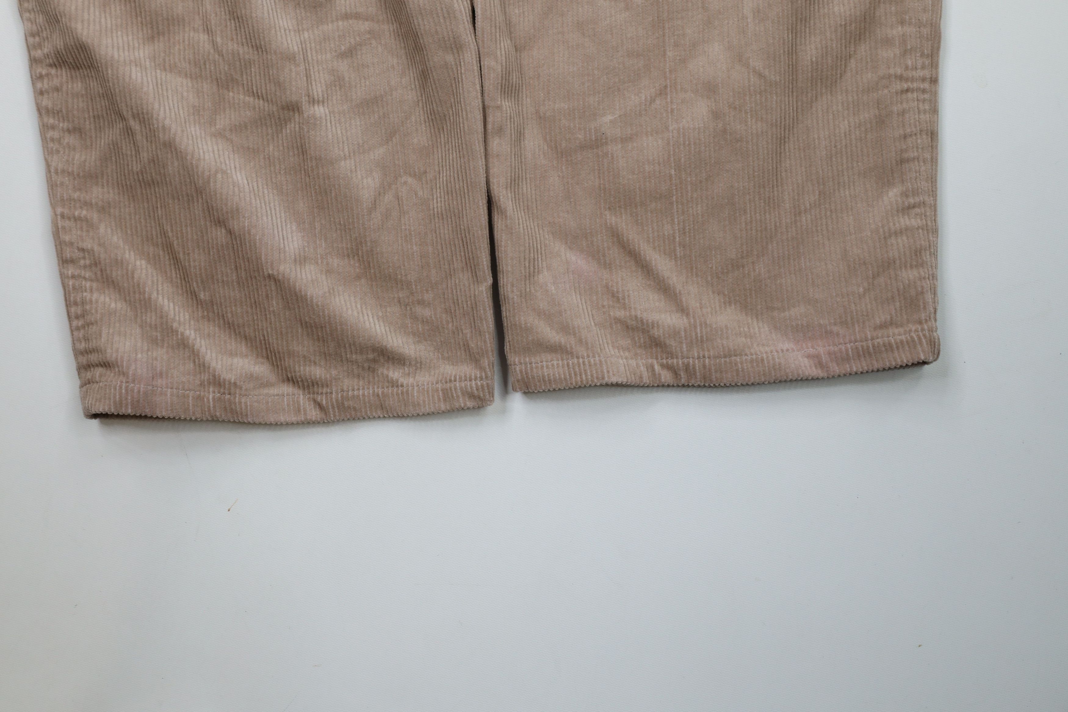 Vintage Vintage 90s Streetwear Fit Wide Leg Corduroy Pants Beige Size US 42 / EU 58 - 11 Thumbnail