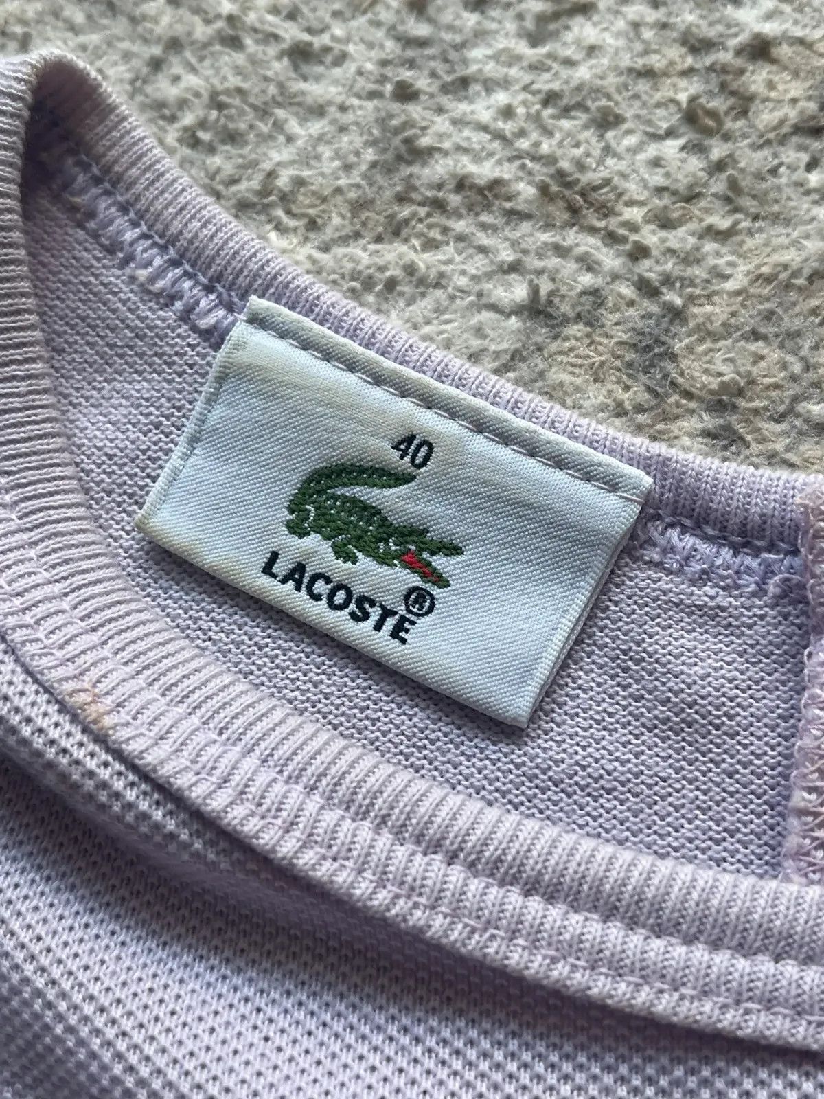 Lacoste Lacoste Women's Sz 40 / L Top Tank Lilac Rare Size L / US 10 / IT 46 - 5 Thumbnail