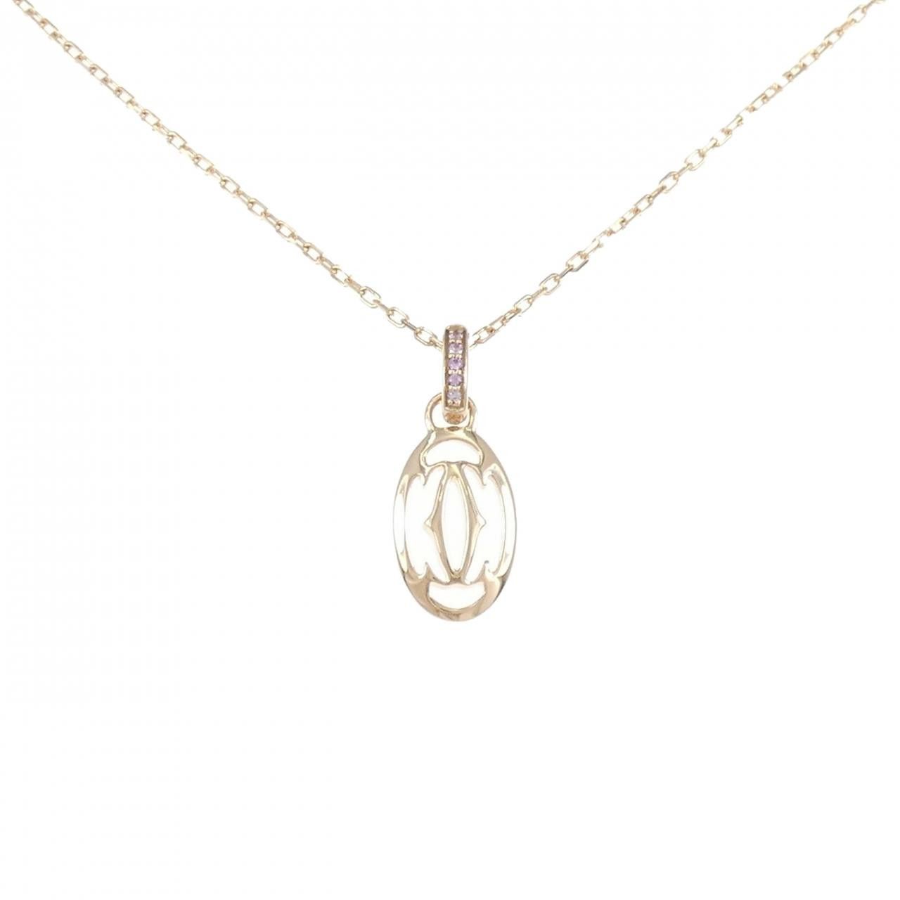 Cartier Cartier Cartier Logo 750 Pink Gold Necklace Limited Crocodile skin Necklace B7222000 DUTY FREE for USA Size ONE SIZE - 1 Thumbnail