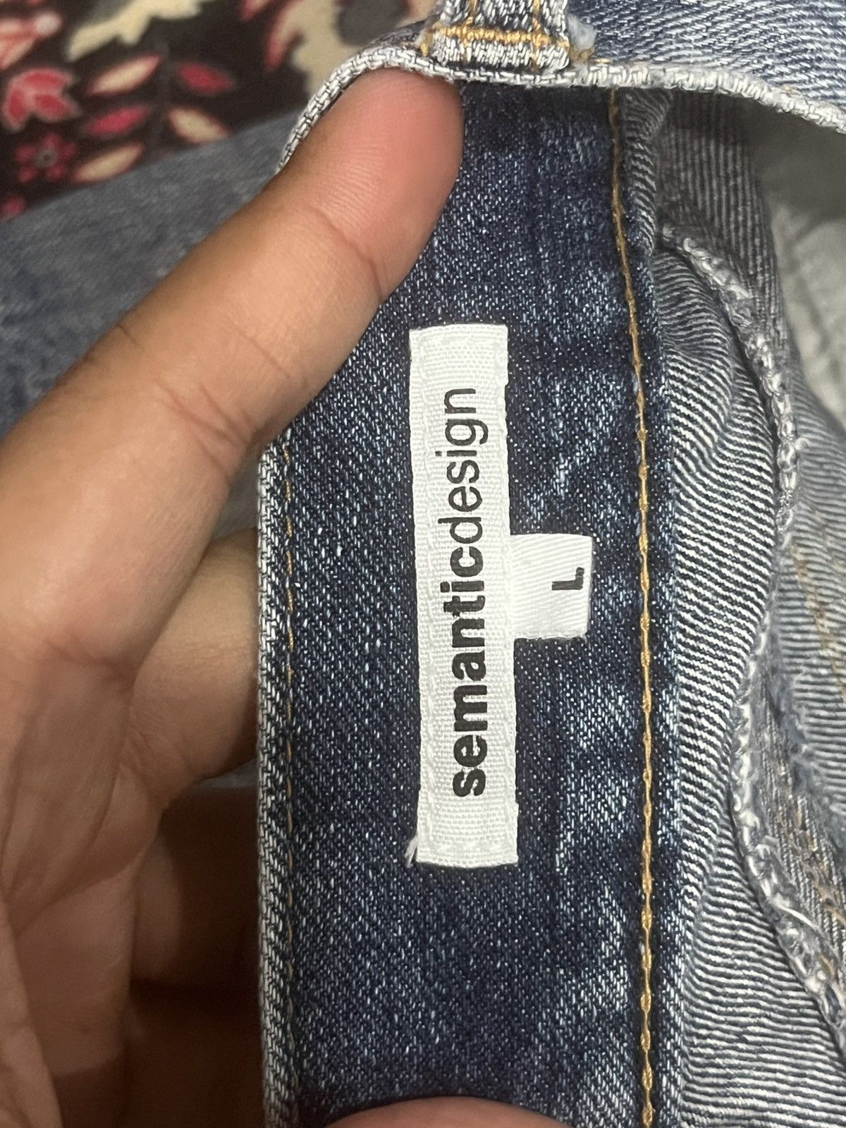 semanticdesign Semantic Design Light Blue Panel Distressed Flare Jeans Size US 32 / EU 48 - 15 Thumbnail