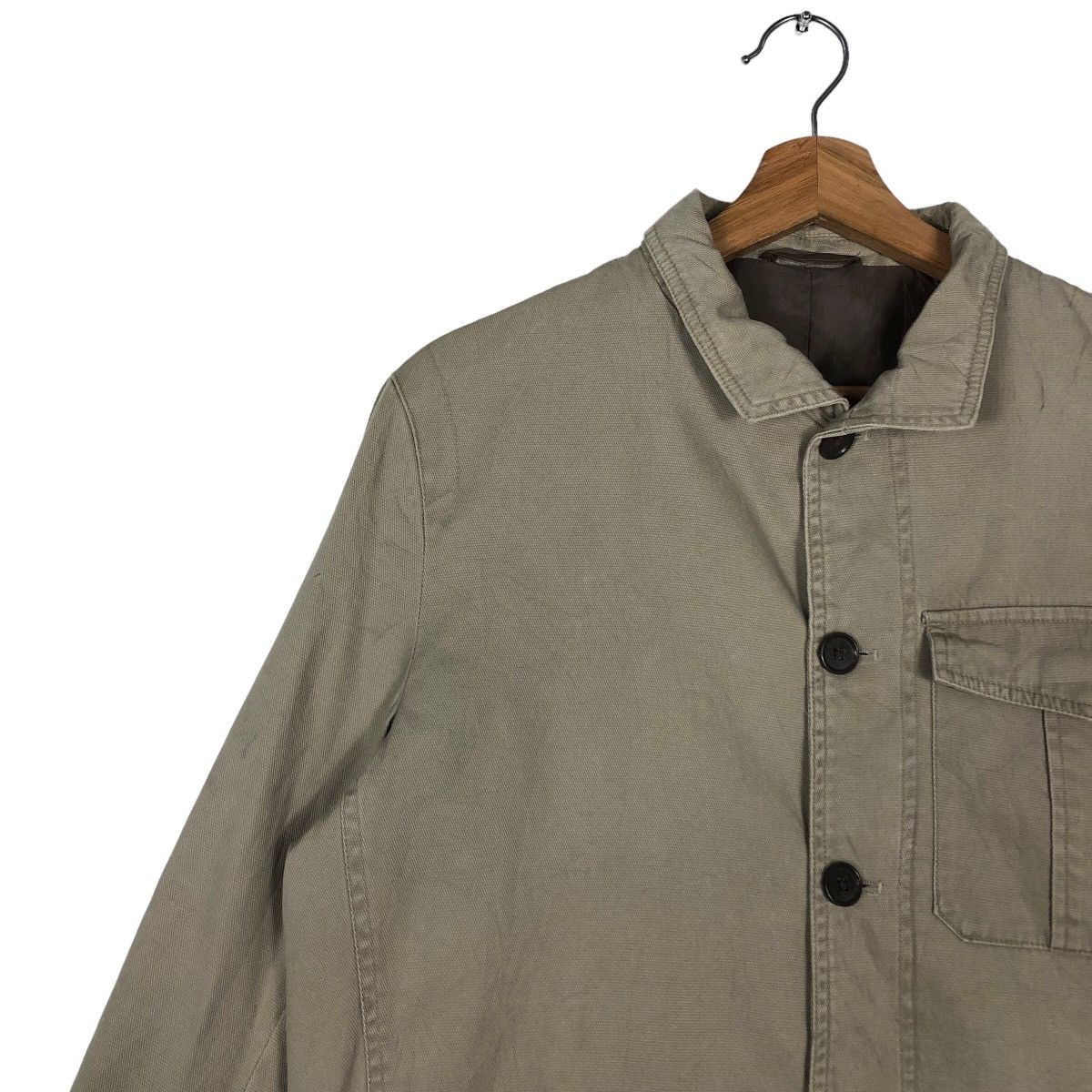 Japanese Brand 🔥90’s Vintage Chore Work Jacket British Khaki Japan Made Size US M / EU 48-50 / 2 - 6 Thumbnail