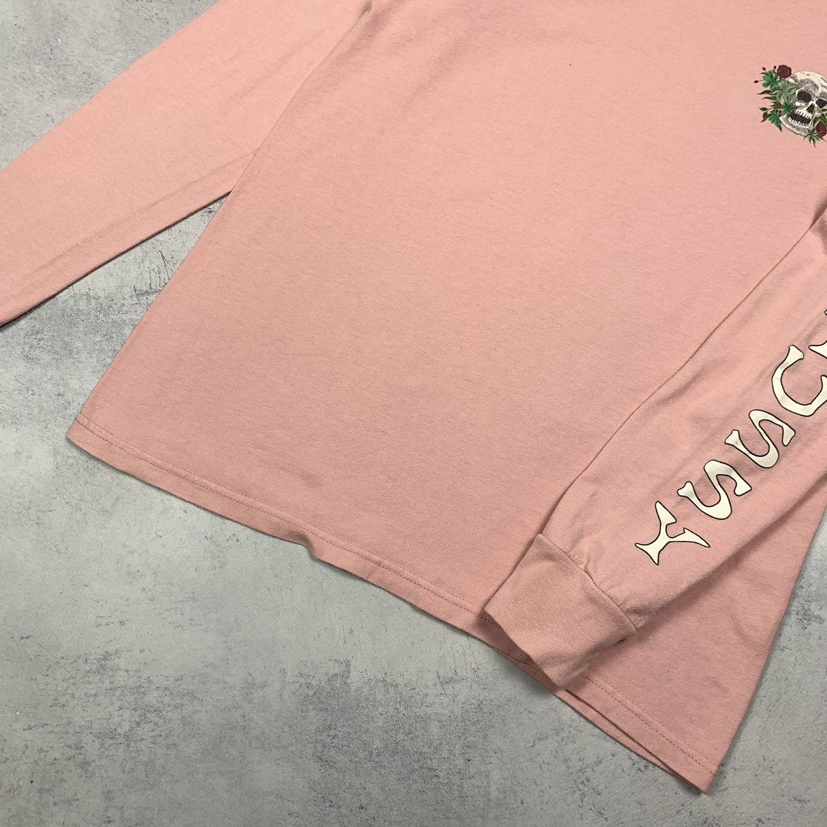 Stussy Stussy Skulls Long Sleeve T-Shirt pink Rouse print Size S Size US S / EU 44-46 / 1 - 3 Thumbnail