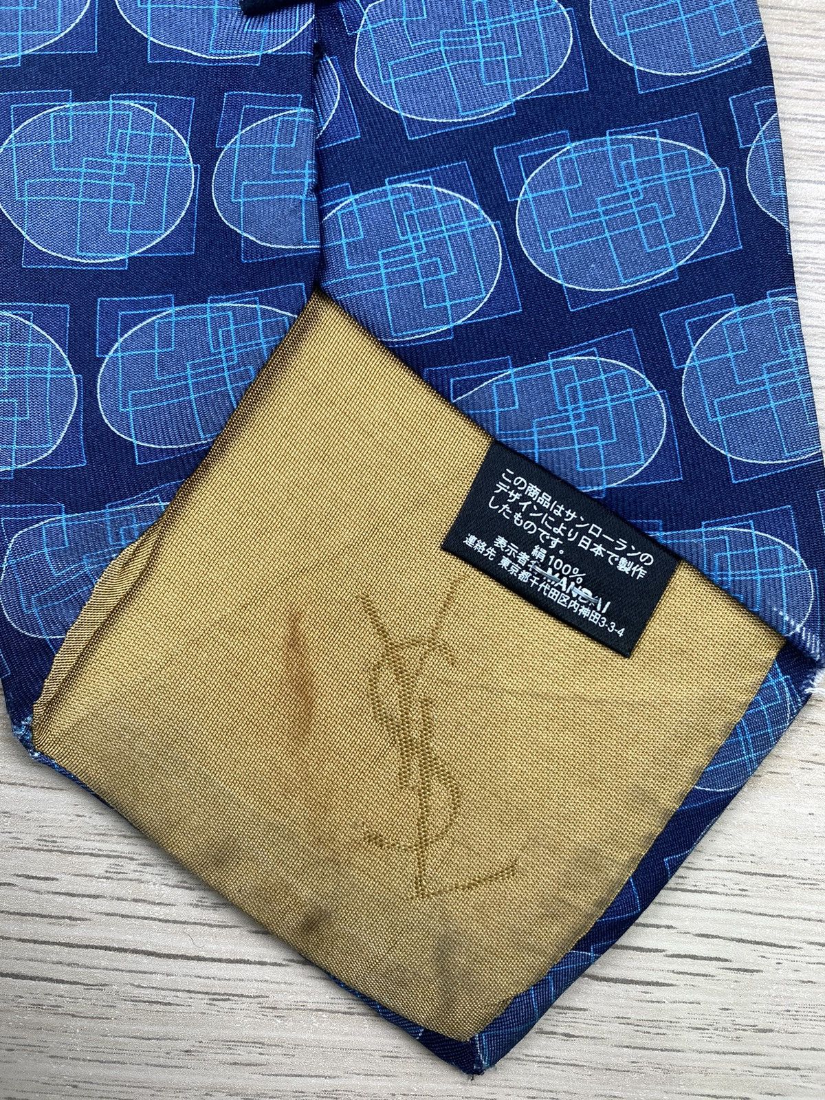 Vintage YvesSaintLaurent Silk Tie T30 Size ONE SIZE - 6 Thumbnail