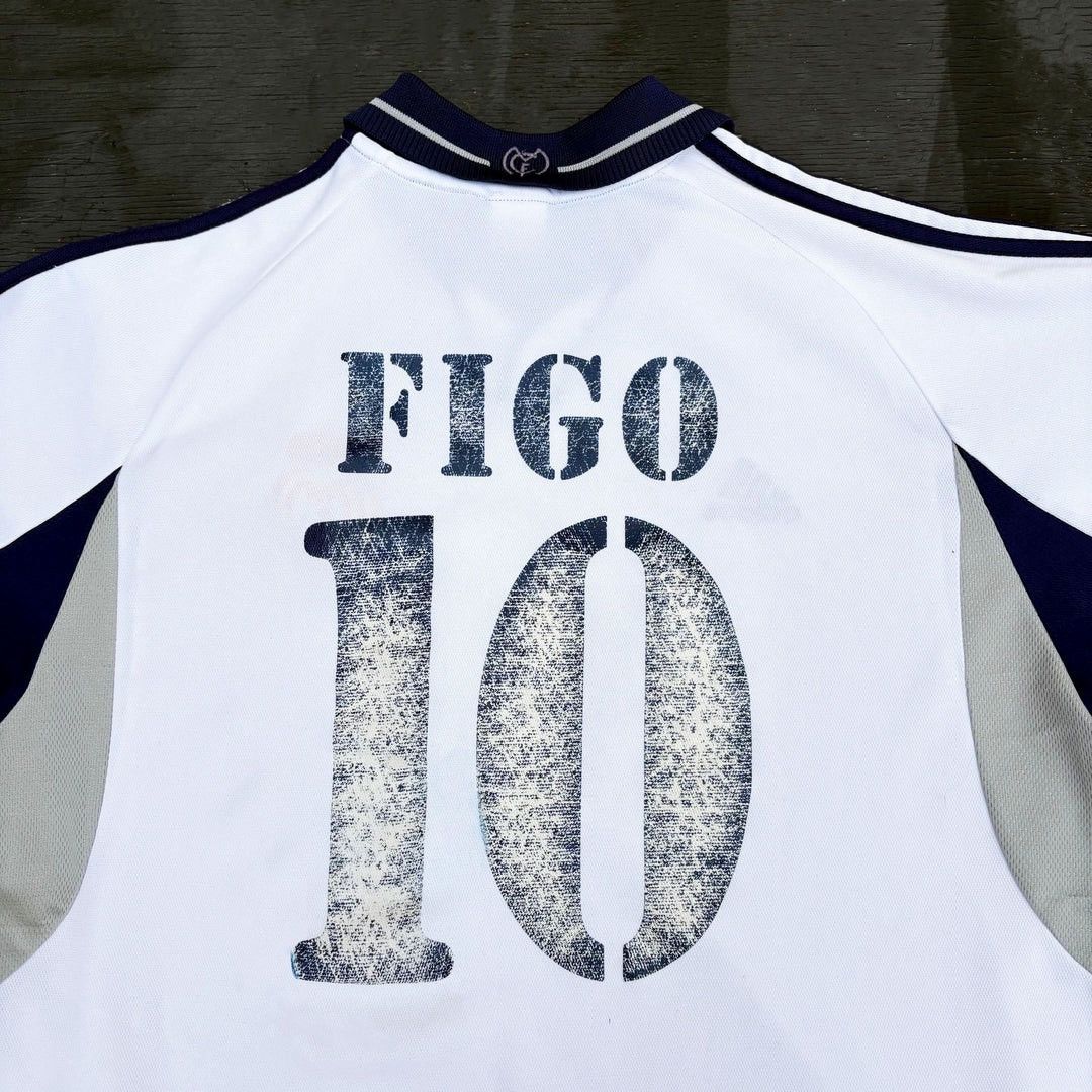 Adidas Real Madrid CF 2000 2001 Vintage Figo Adidas Rare Jersey Size US XL / EU 56 / 4 - 5 Thumbnail