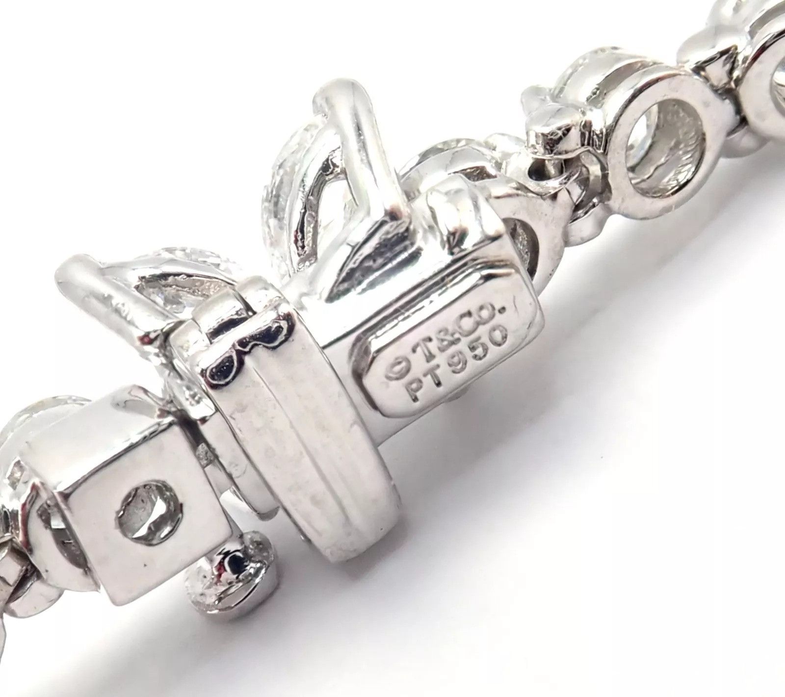 Tiffany & Co. Tiffany & Co Platinum 6.5ct Diamond Line Tennis Bracelet Size ONE SIZE - 5 Thumbnail