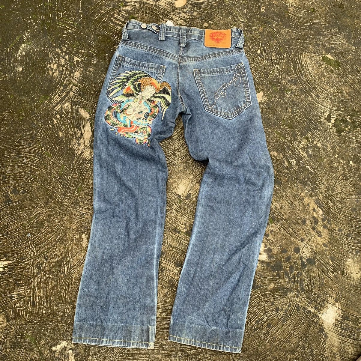 Ed Hardy Vintage Ed Hardy Denim Jeans Size US 30 / EU 46 - 2 Thumbnail