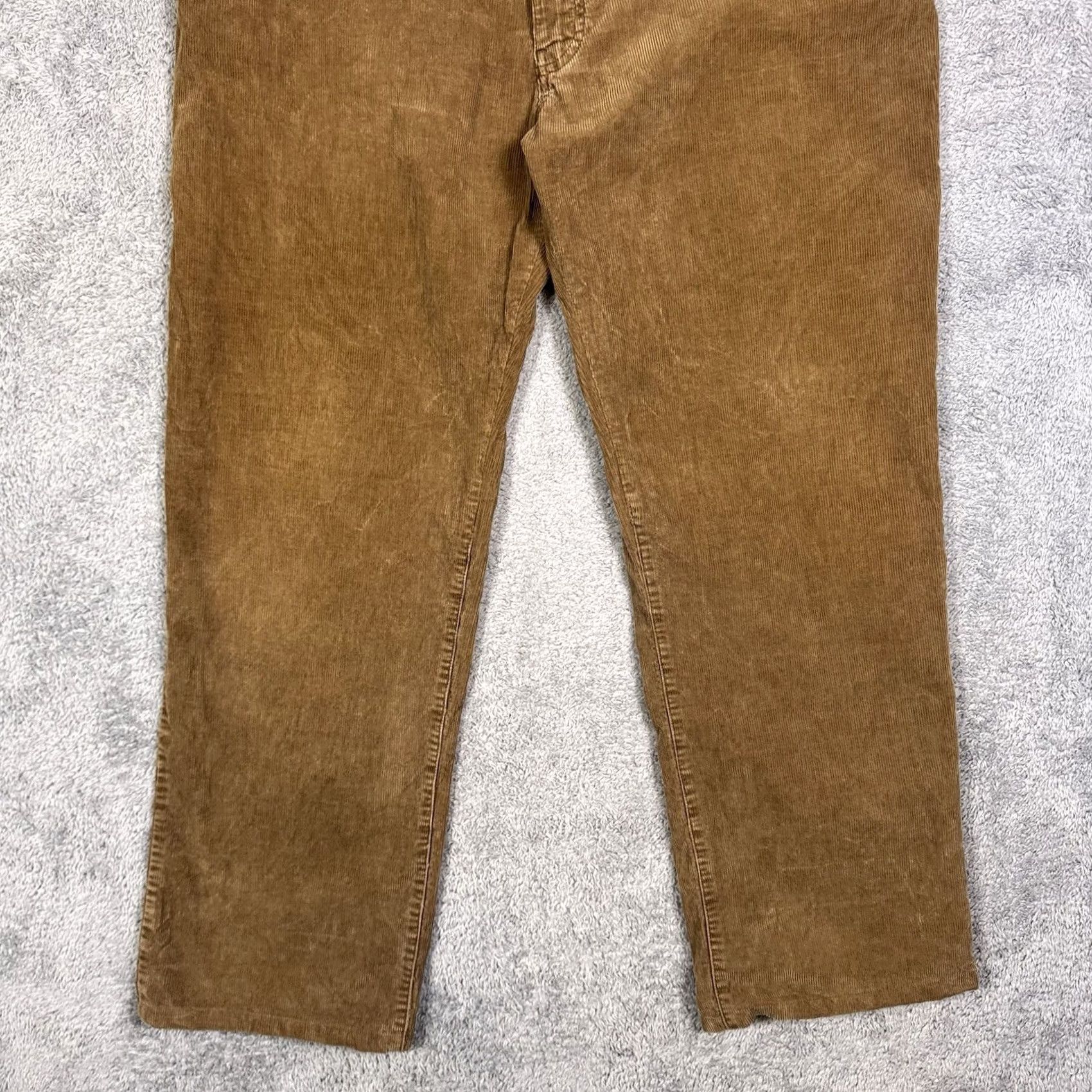 Polo Ralph Lauren VINTAGE Polo Ralph Lauren Corduroy Pants Mens 38x30 Chino Classic Brown Slim/Classic Straight Front Trouser Shirt/Deck? Size US L / EU 52-54 / 3 - 2 Thumbnail