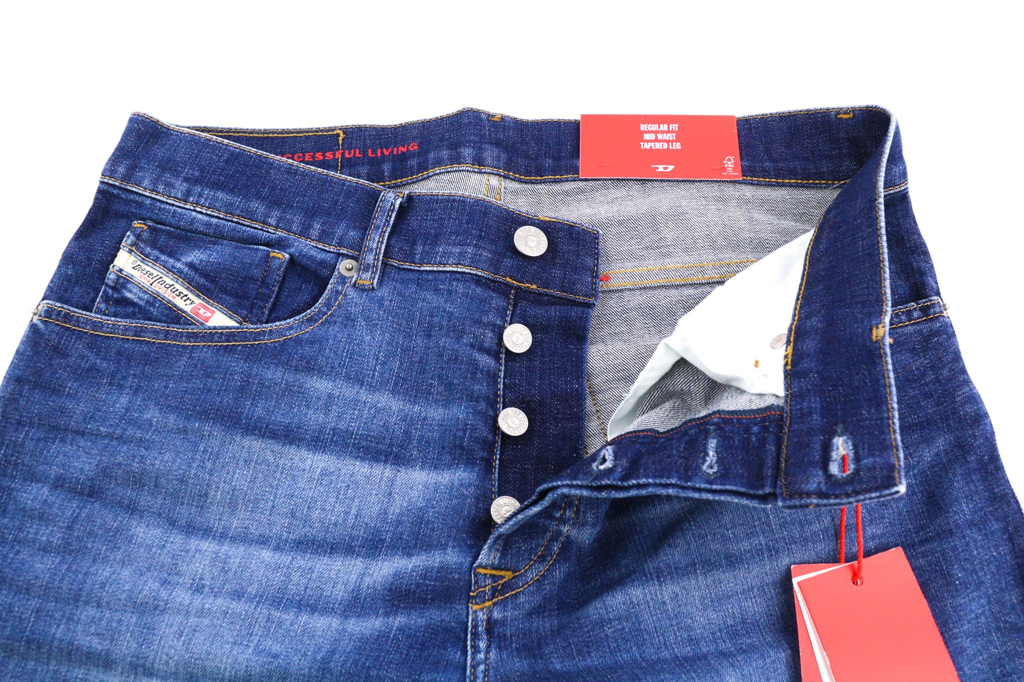 Diesel 2005 D-FINING 09C72 W30/L32 Tapered 40468 Size US 30 / EU 46 - 5 Thumbnail