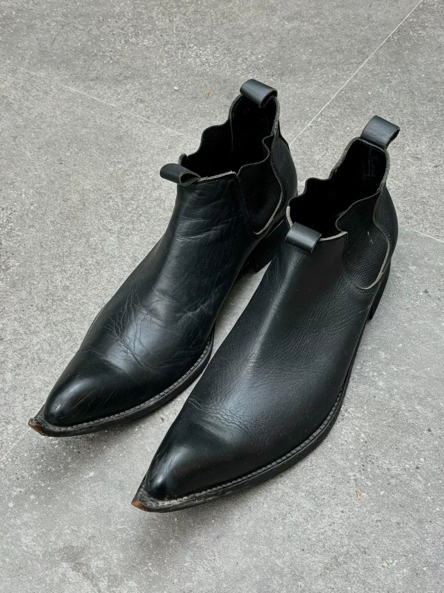 Comme des Garcons Comme des Garconsplus pointed chelsea boots Size US 8.5 / EU 41-42 - 1 Thumbnail