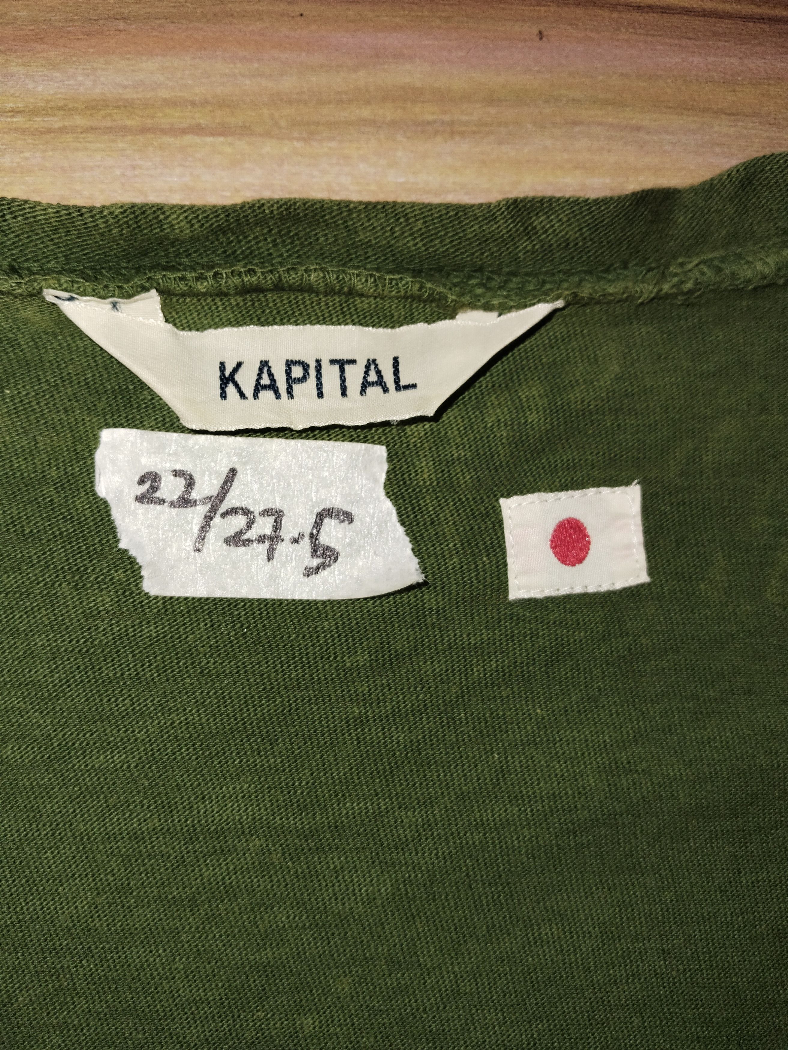 Kapital KAPITAL Plain Long Sleeve Tee Size US L / EU 52-54 / 3 - 3 Thumbnail