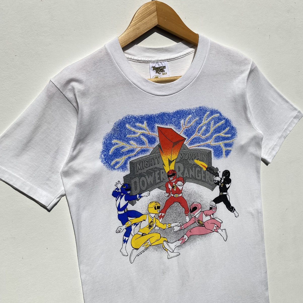 Vintage Vintage Power Rangers Mighty Morphin©️1994 Shirt Size US S / EU 44-46 / 1 - 5 Thumbnail