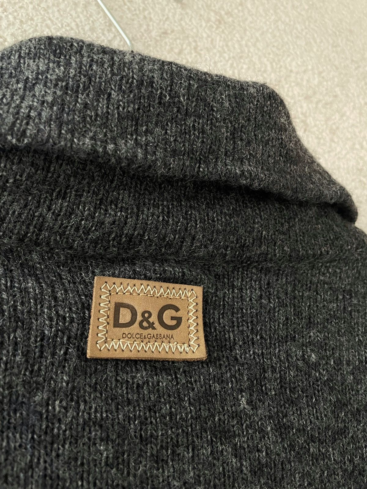 Dolce & Gabbana Dark gray men's woollen cardigan Dolce & Gabbana Size L-XL Size US L / EU 52-54 / 3 - 7 Thumbnail