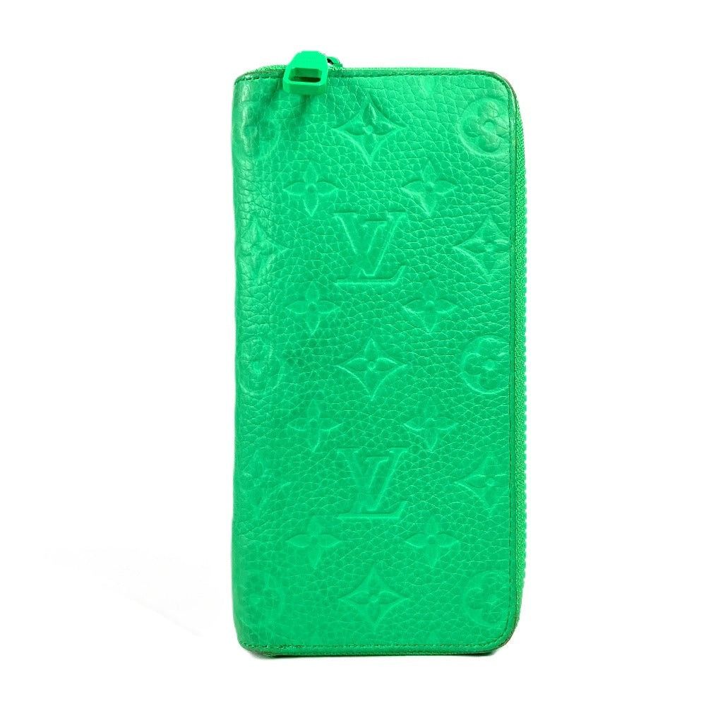Louis Vuitton Louis Vuitton M81549 Monogram Trillon Zippy Wallet Vertical Long Round Fastener Tryon Leather Unisex Veil Cloak Green Size ONE SIZE - 1 Thumbnail