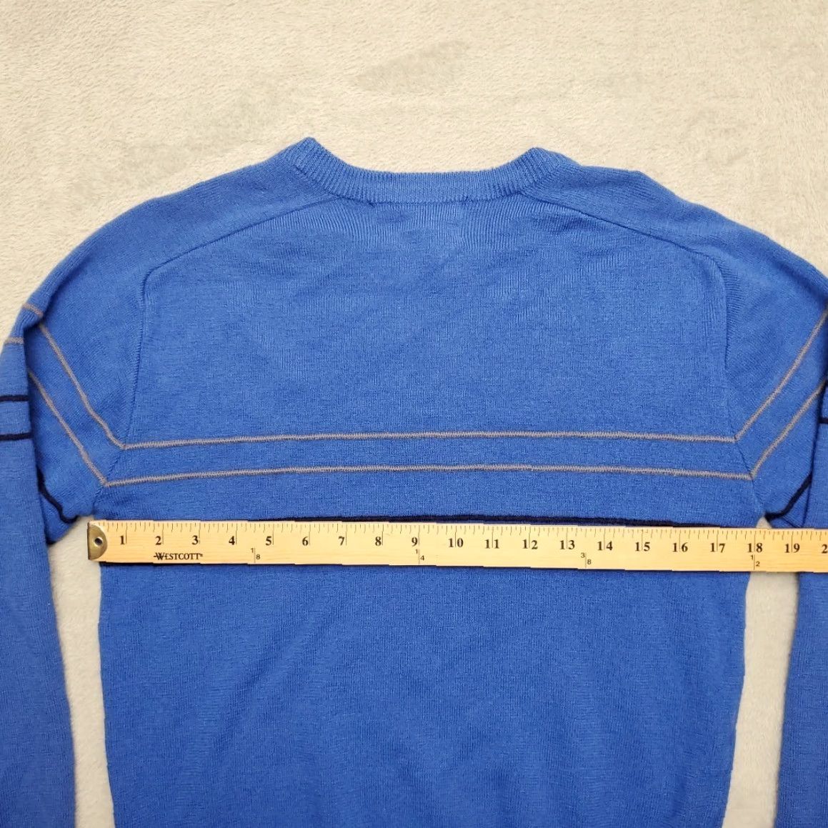 Rails VINTAGE Famous Trails Sweater Mens L Blue 100% Wool Ski Classic 90s Y2K Crew Neck Striped Knit Pullover Long Sleeve Size US L / EU 52-54 / 3 - 5 Thumbnail