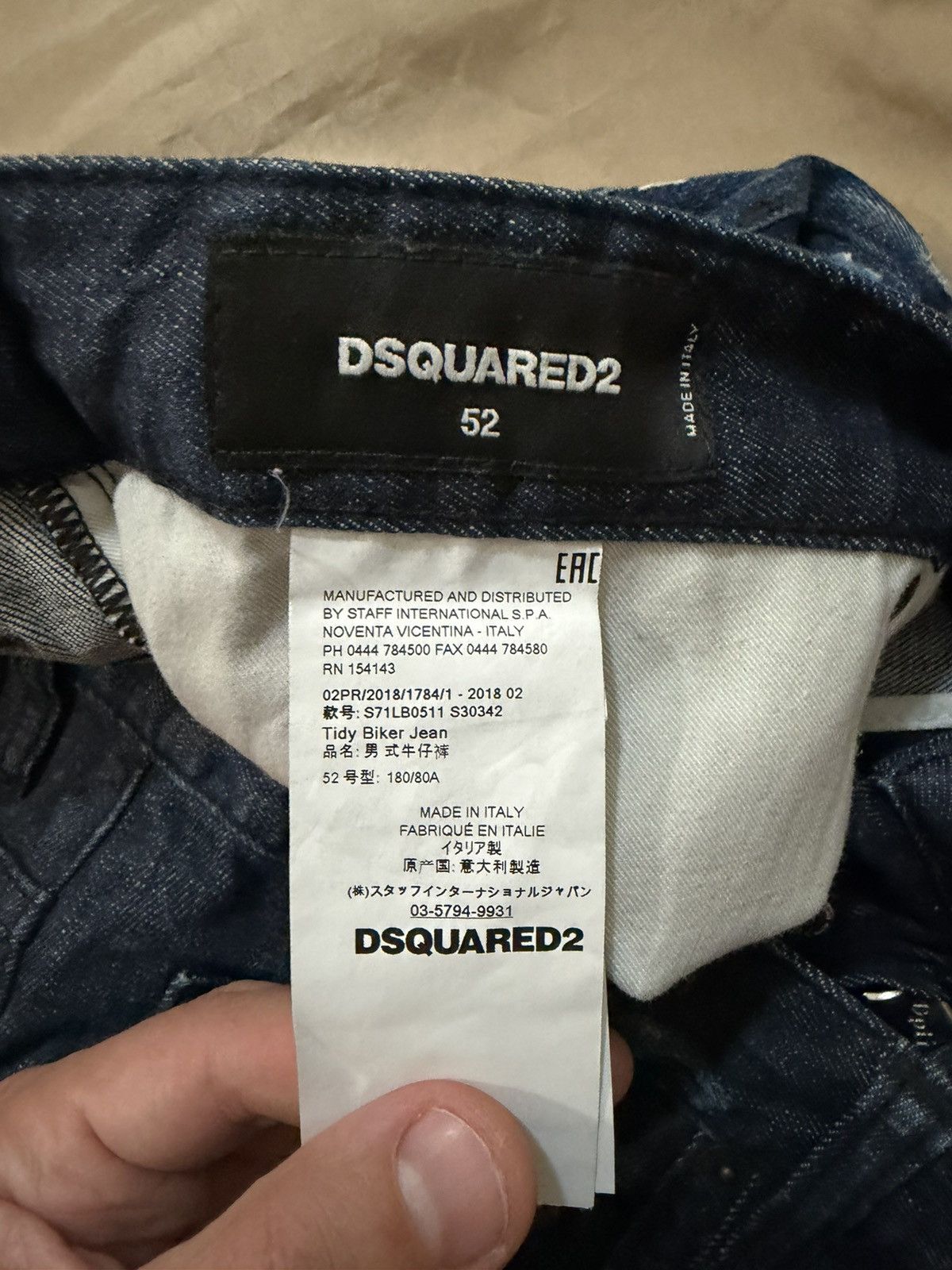 Dsquared2 DSQUARED2 Tidy Biker The Dsquared2 Dude size 52 Size US 36 / EU 52 - 4 Thumbnail