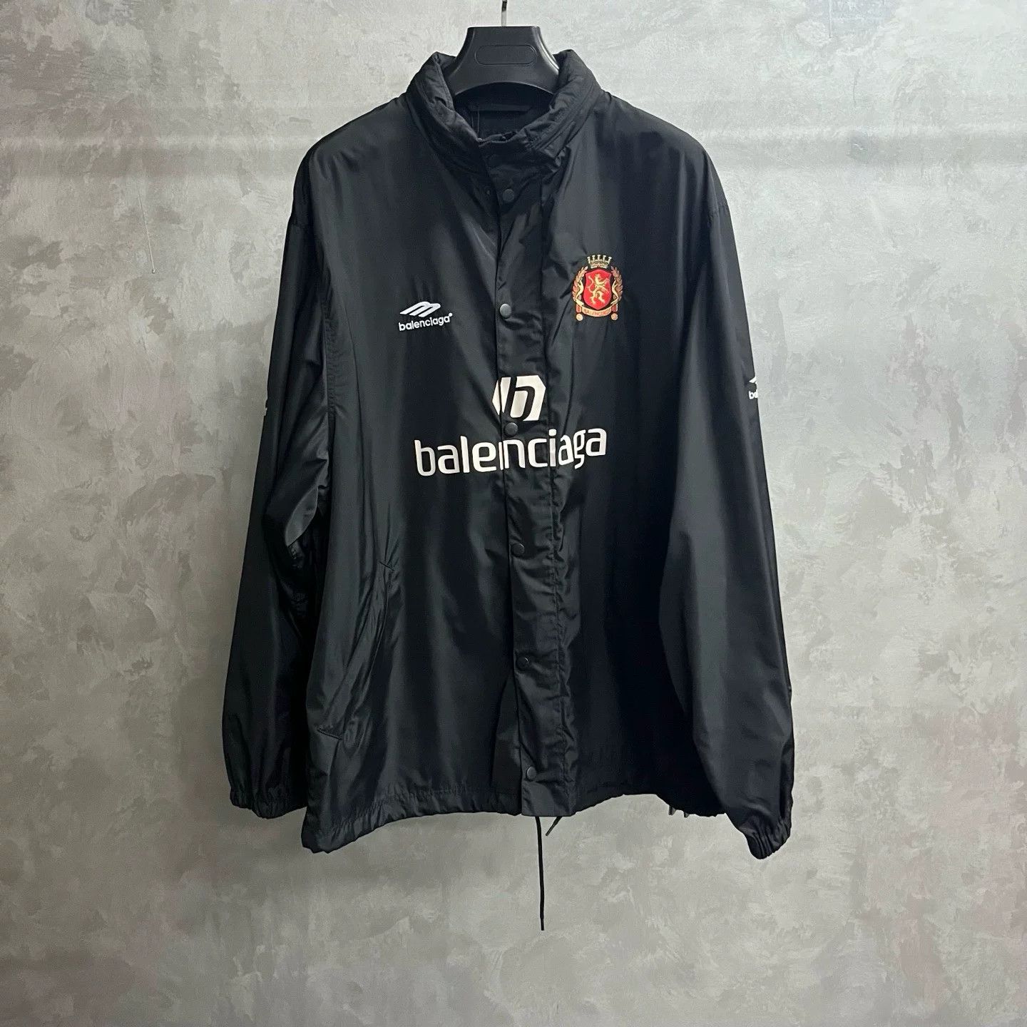 Balenciaga Balenciaga Football Black Hoodie M Men Size US M / EU 48-50 / 2 - 1 Thumbnail