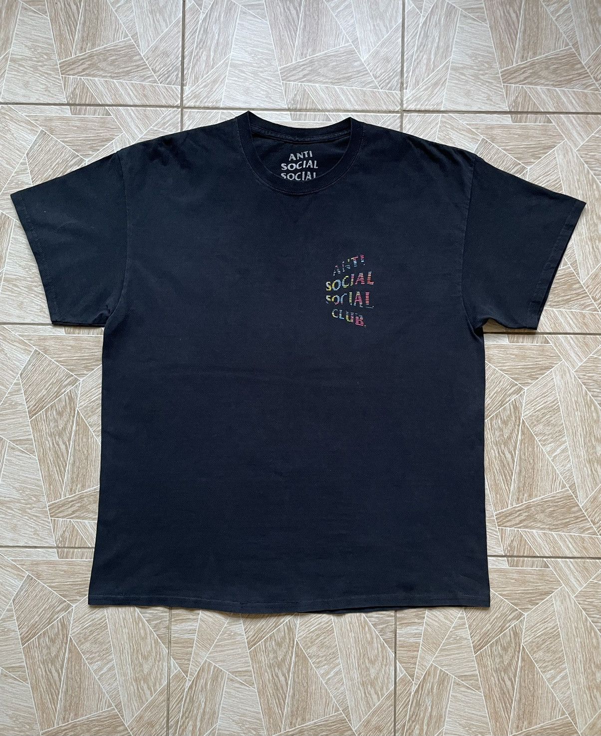 Anti Social Social Club × Vintage Anti Social Social Club ASSC Rainbow Blinds Logo USA Made XL Size US XL / EU 56 / 4 - 2 Thumbnail