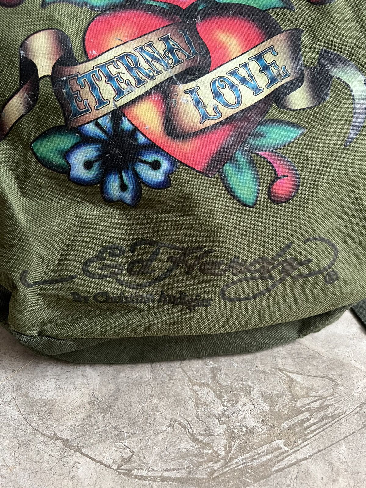 Ed Hardy × Vintage SOLD* Y2k Ed Hardy Backpack Size ONE SIZE - 3 Thumbnail