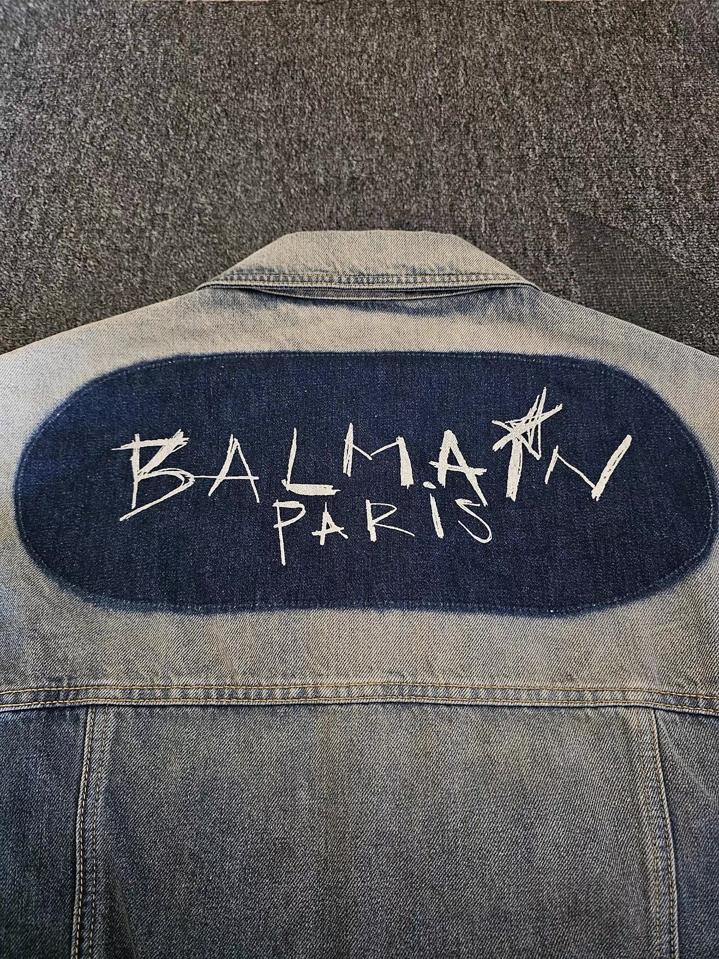 Balmain Balmain Denim Jacket Size US XL / EU 56 / 4 - 4 Thumbnail