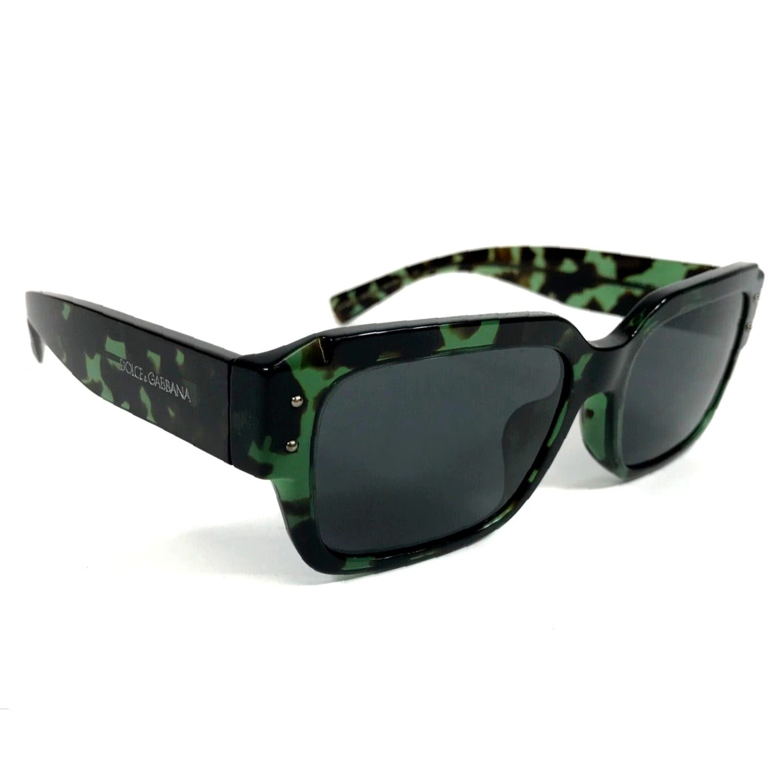 VINTAGE Dolce&Gabbana Sunglasses Square Unisex Adults 56mm Gray 