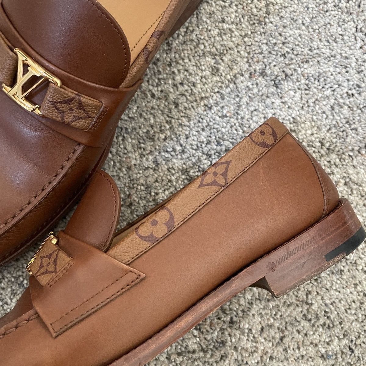 Louis Vuitton LOUIS VUITTON MAJOR LOAFER COGNAC Size US 9.5 / EU 42-43 - 3 Thumbnail