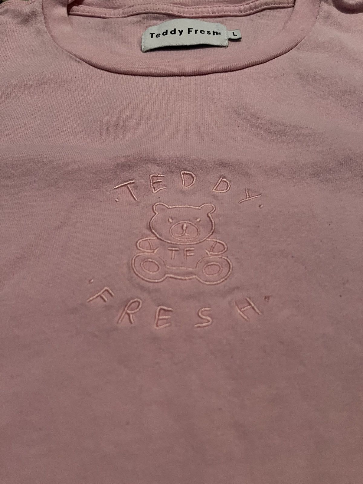 Teddy Fresh Pink Embroidered Logo Pink Teddy Fresh T-Shirt Size US L / EU 52-54 / 3 - 2 Thumbnail