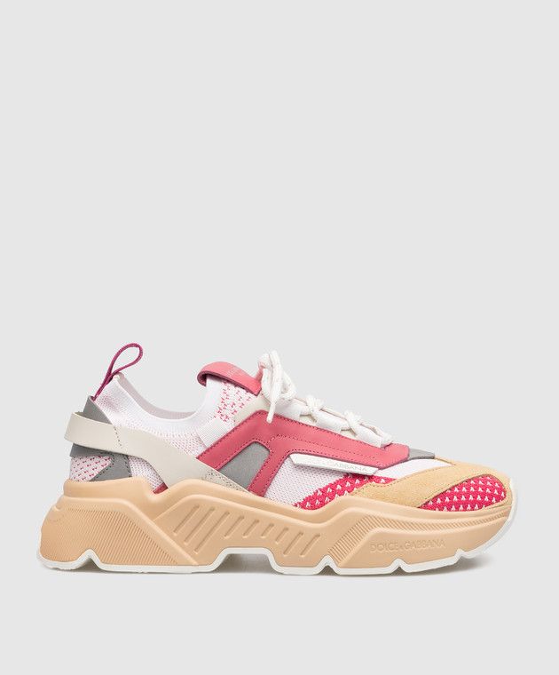 Dolce & Gabbana o1y0925 Low-Top Sneakers in Multicolor Size US 5 / IT 35 - 1 Thumbnail