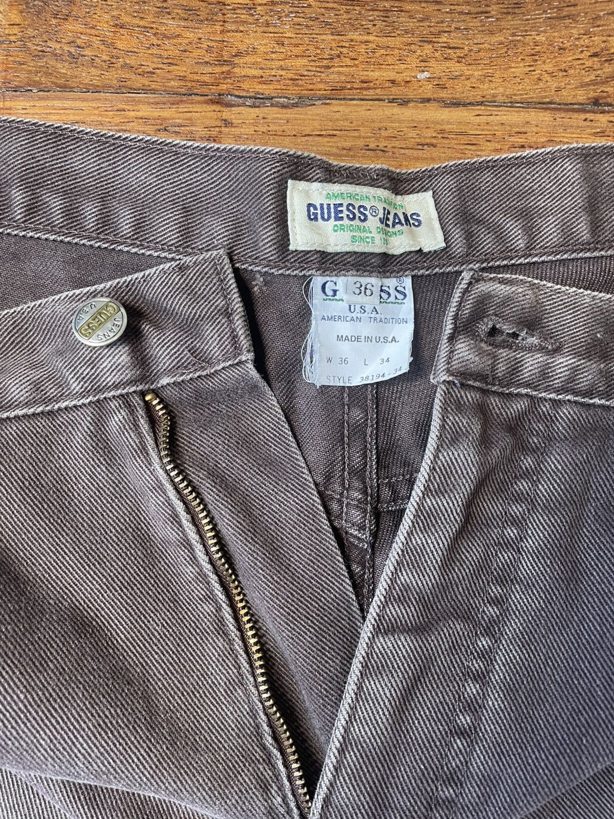 Guess Guess Carpenter Denim Shorts / Jorts Size US 36 / EU 52 - 3 Thumbnail