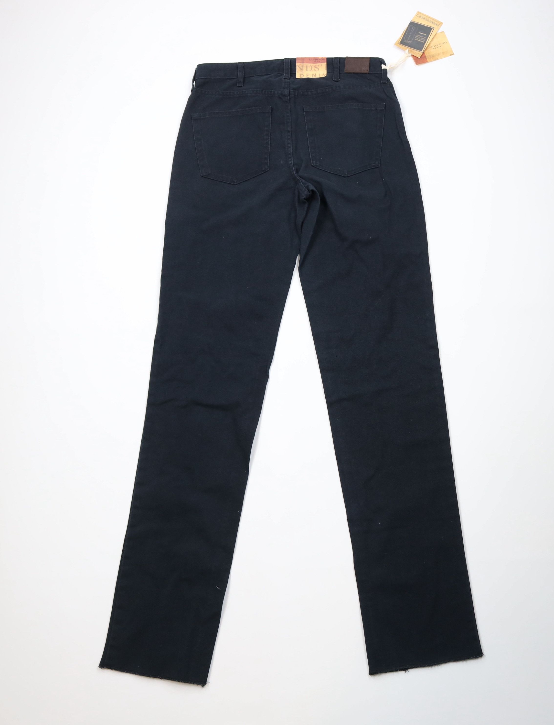 Lands' End Deadstock Vintage Lands End Tapered Leg Denim Jeans Black Size US 32 / EU 48 - 11 Thumbnail